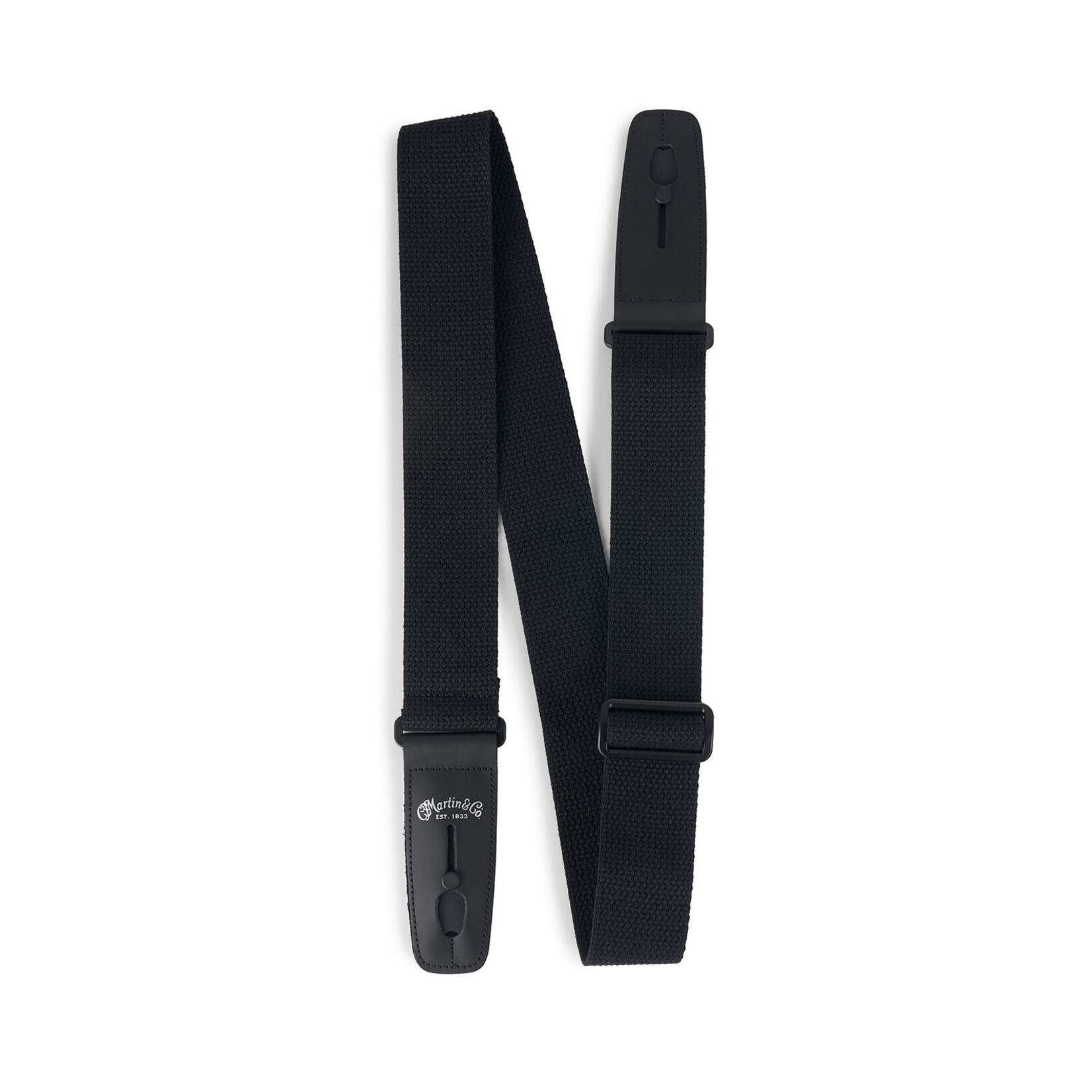 Martin Cotton Weave Lock-it Straps - Black