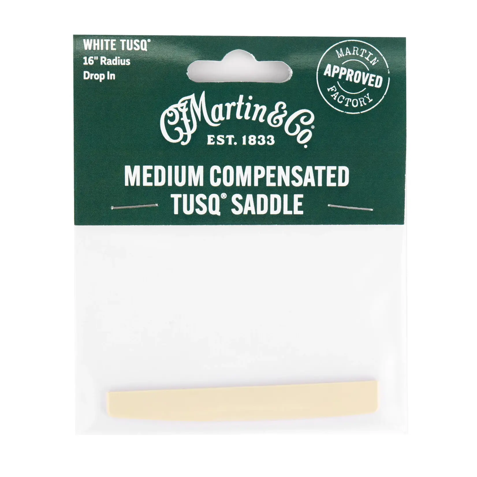 Martin Medium Compensated Tusq Acoustic Guitar Saddle