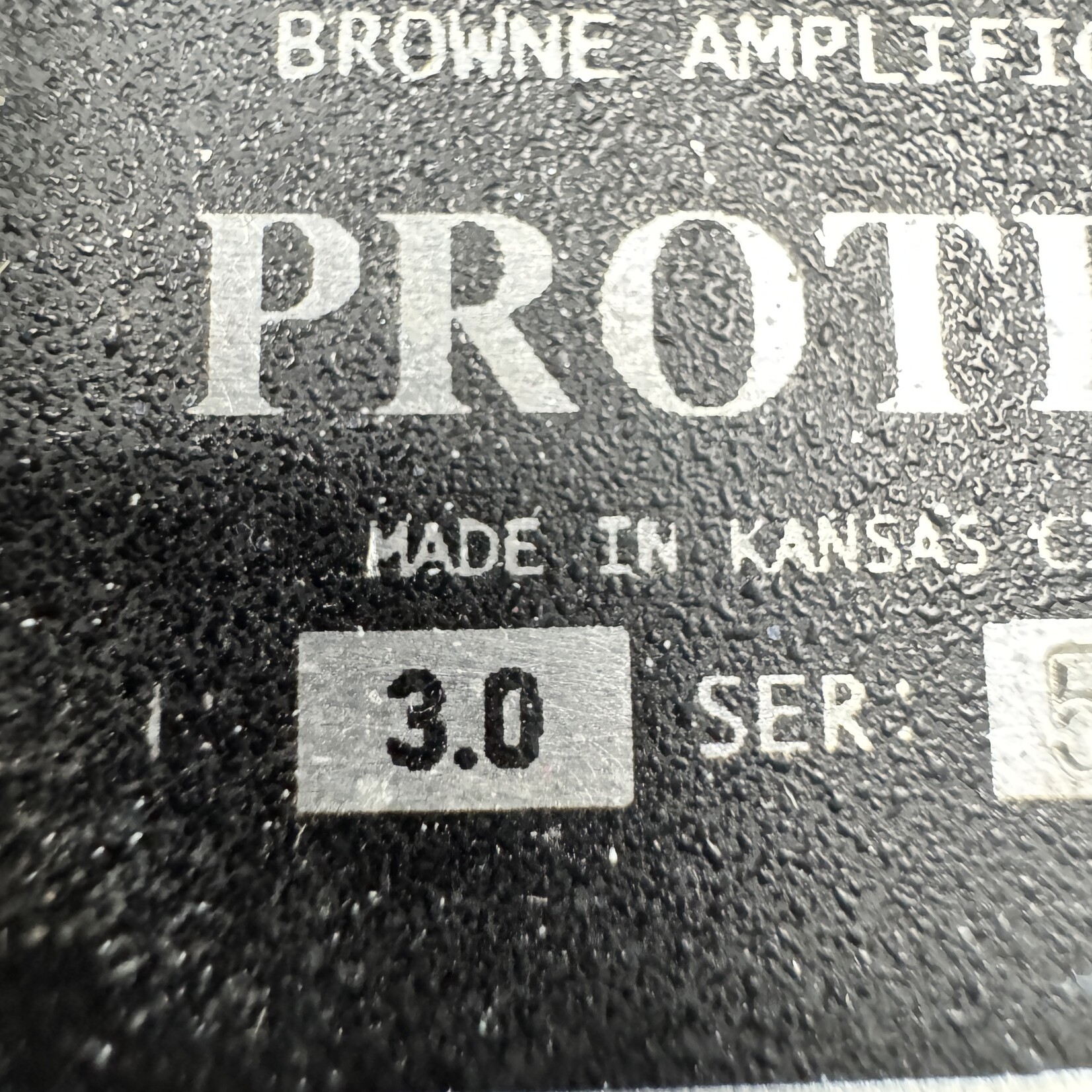 Browne Amplification Protein Dual Overdrive V3  - Black (Used)