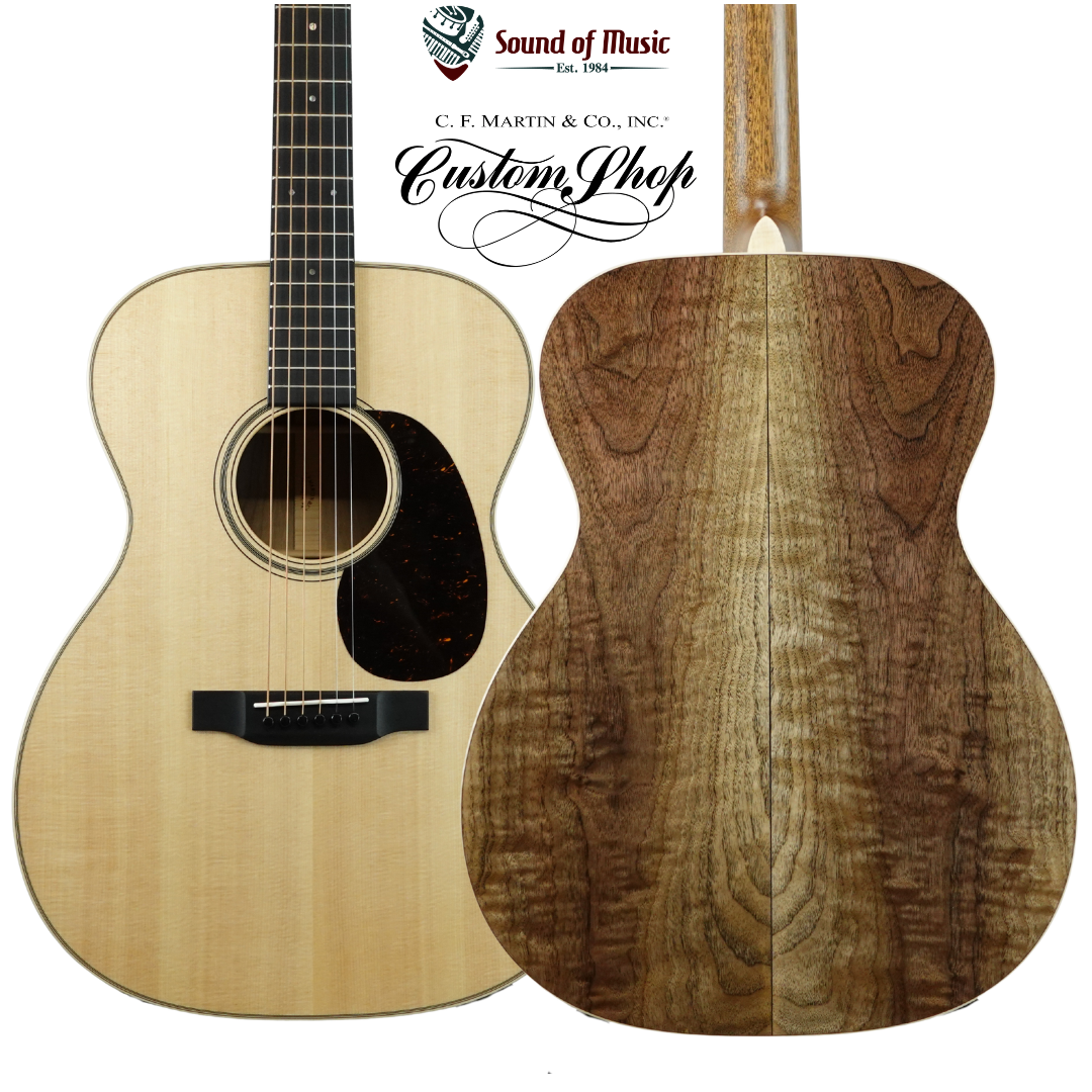 Martin Custom Shop 000-18 Acoustic Guitar W/Hardshell Case - Black Walnut