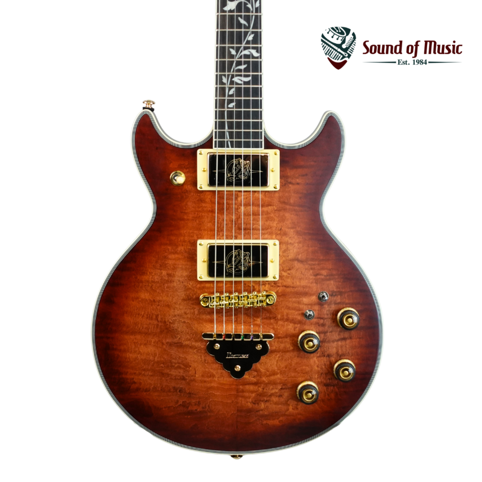 Ibanez AR Standard AR625FMSP Electric Guitar - Caramel Burst Low Gloss