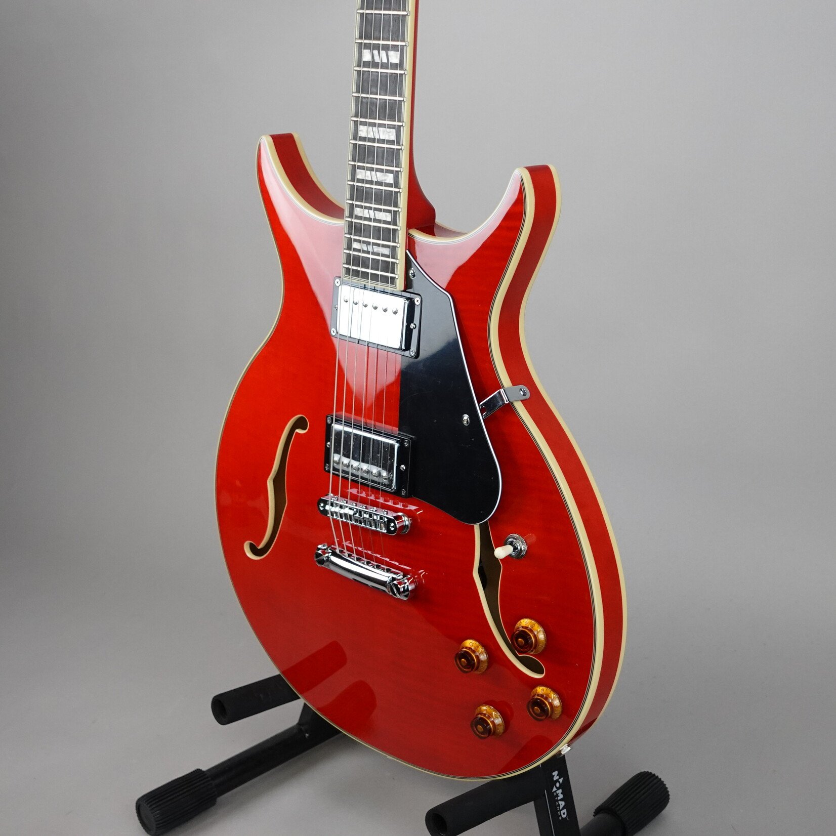 Washburn SH35TR Wing Series Semi-Hollow Electric Guitar - Trans Red
