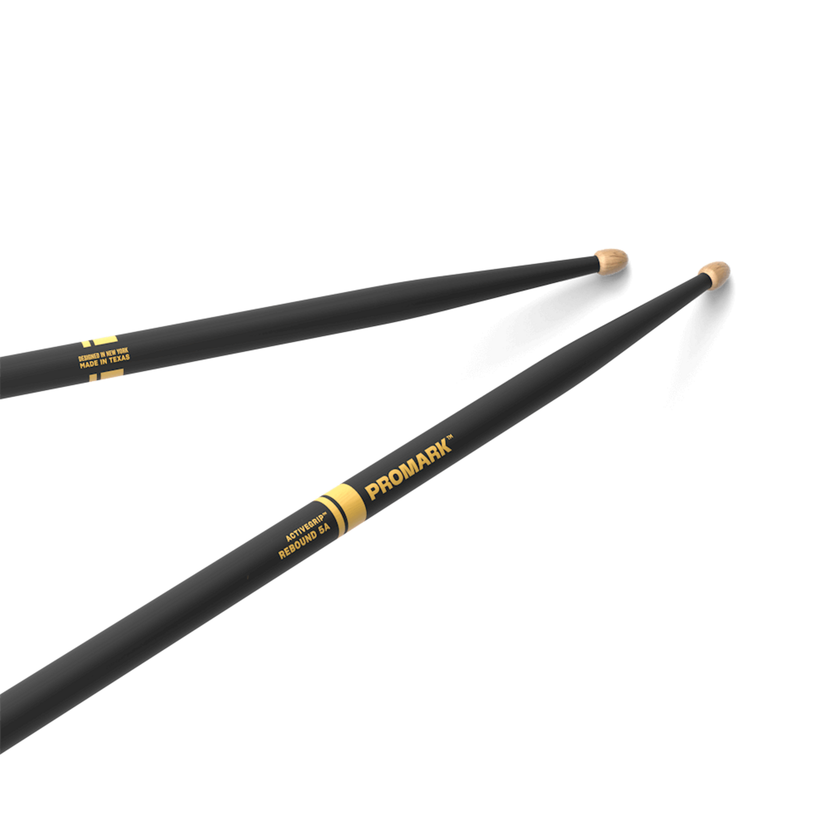 Promark Rebound Drumsticks with ActiveGrip - 5B - Wood Tip