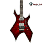 B.C. Rich B.C. Warlock Extreme Exotic Electric Guitar W/Floyd Rose - Black Cherry