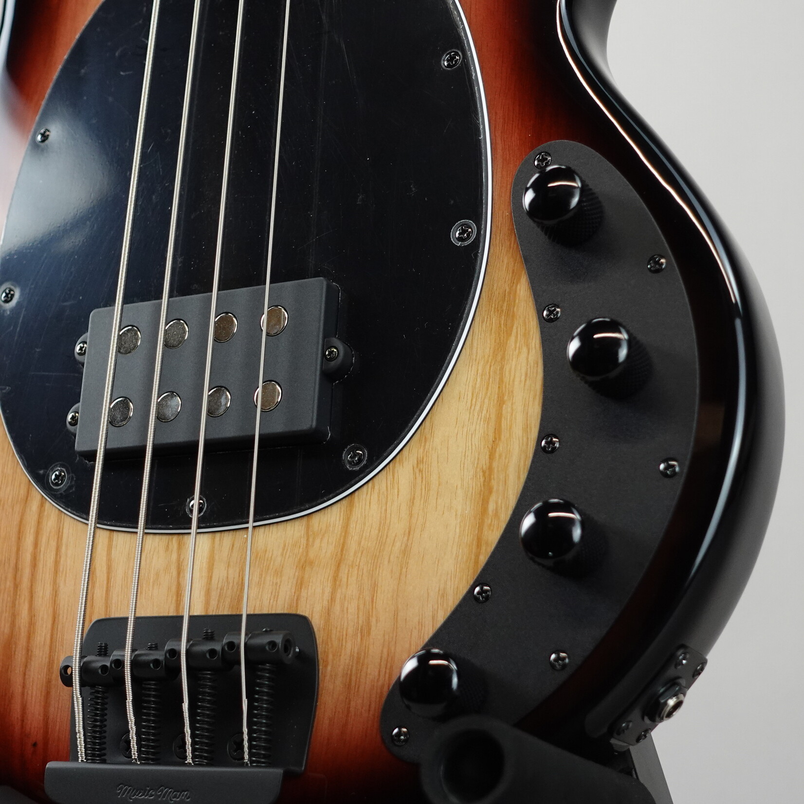 Ernie Ball Music Man StingRay Special Bass Guitar W/Softshell Case - Faded Vintage Sunburst