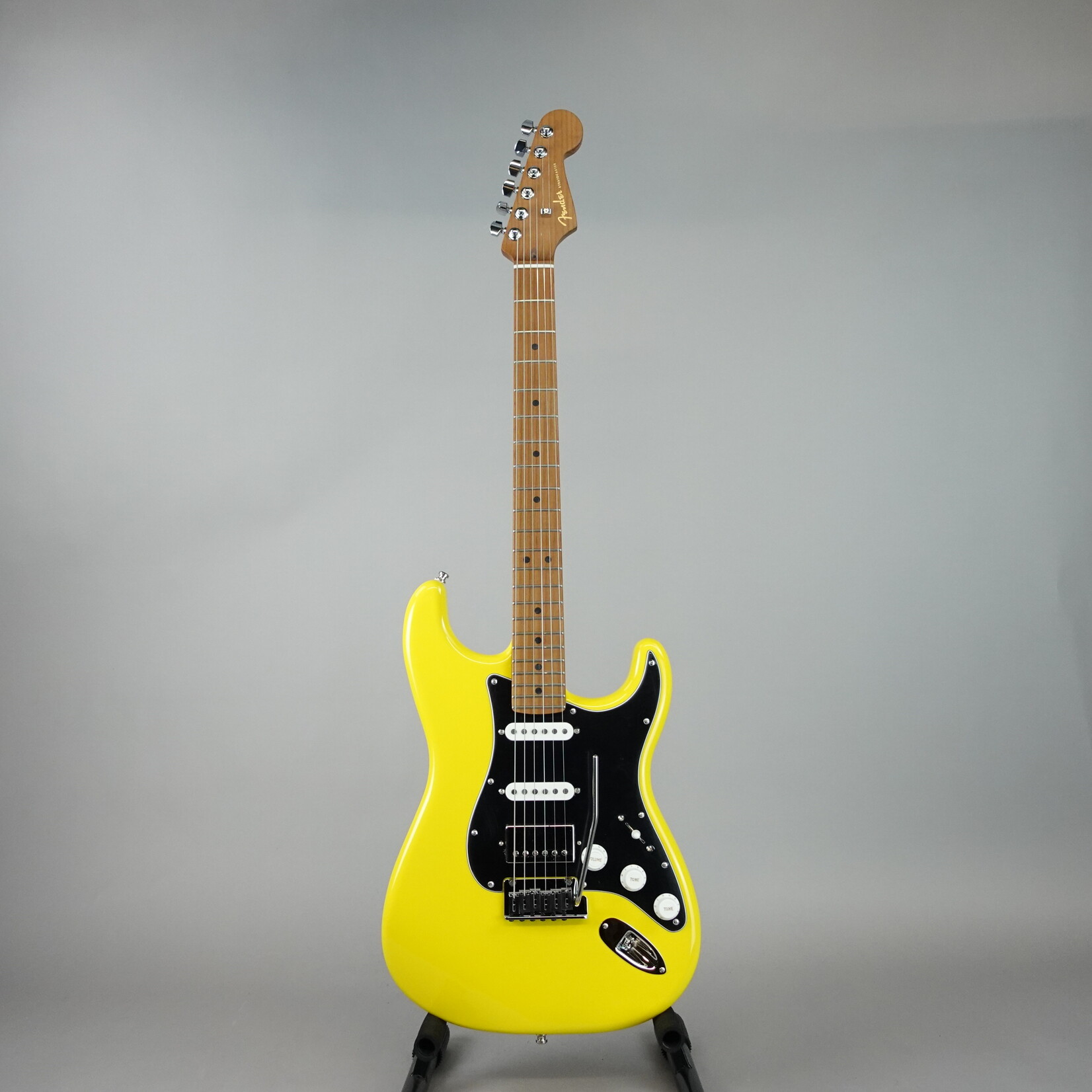 Fender Limited Edition American Ultra II Stratocaster HSS W/Case - Graffiti Yellow