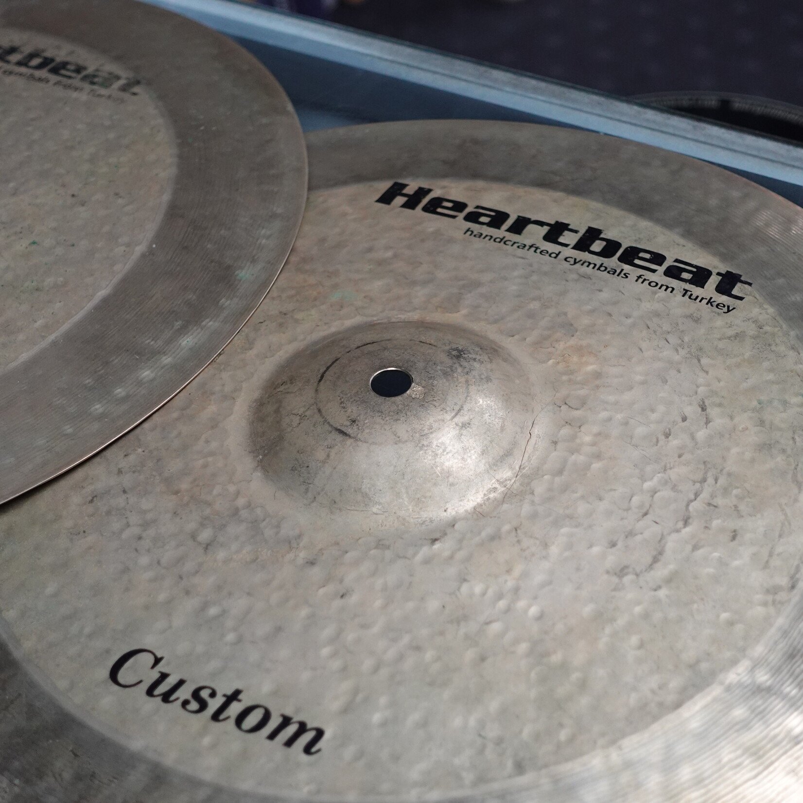 Heartbeat Custom 15" Hi-Hat Cymbals - Pair (Used)