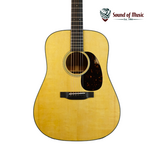 MARTIN Martin D-18 Satin Standard Series Acoustic Guitar W/Case - Satin Natural with Aging Toner