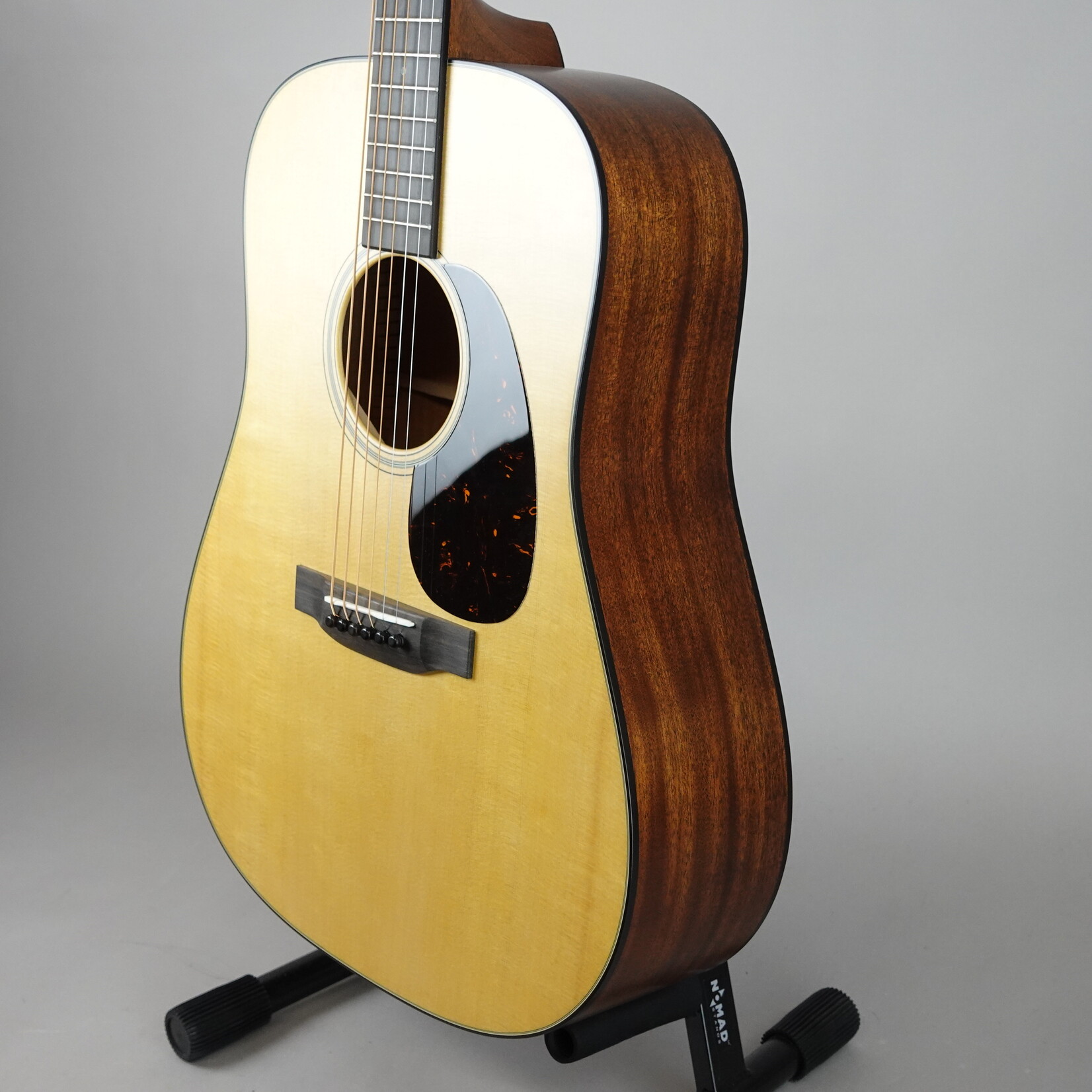 Martin D-18 Satin Standard Series Acoustic Guitar W/Case - Satin Natural with Aging Toner