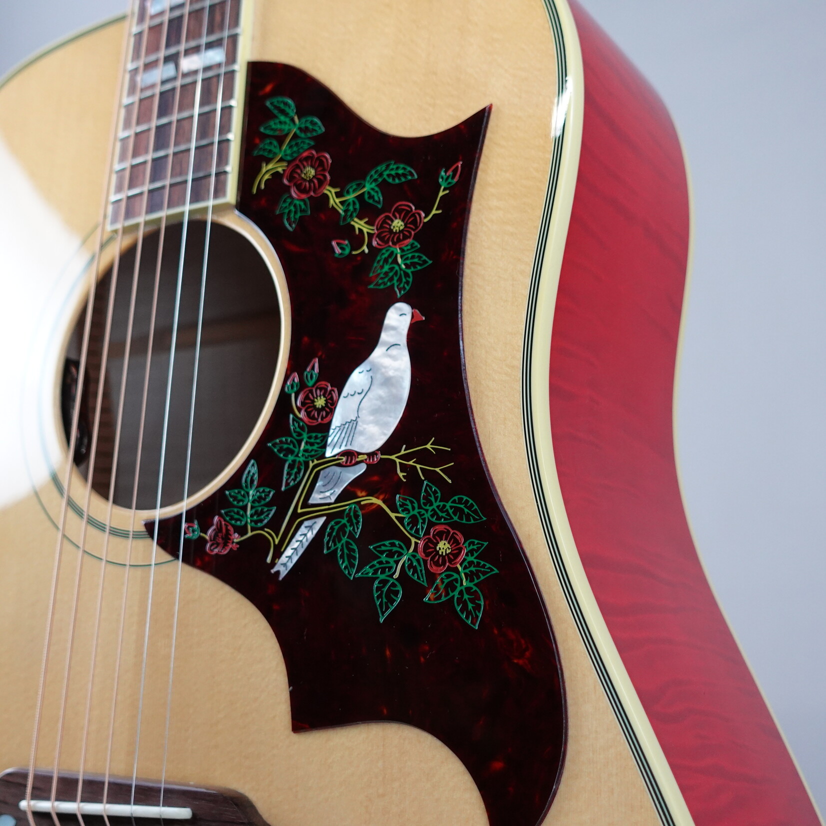 Gibson Acoustic Dove Original Acoustic-Electric Guitar W/Hardshell Case - Antique Natural