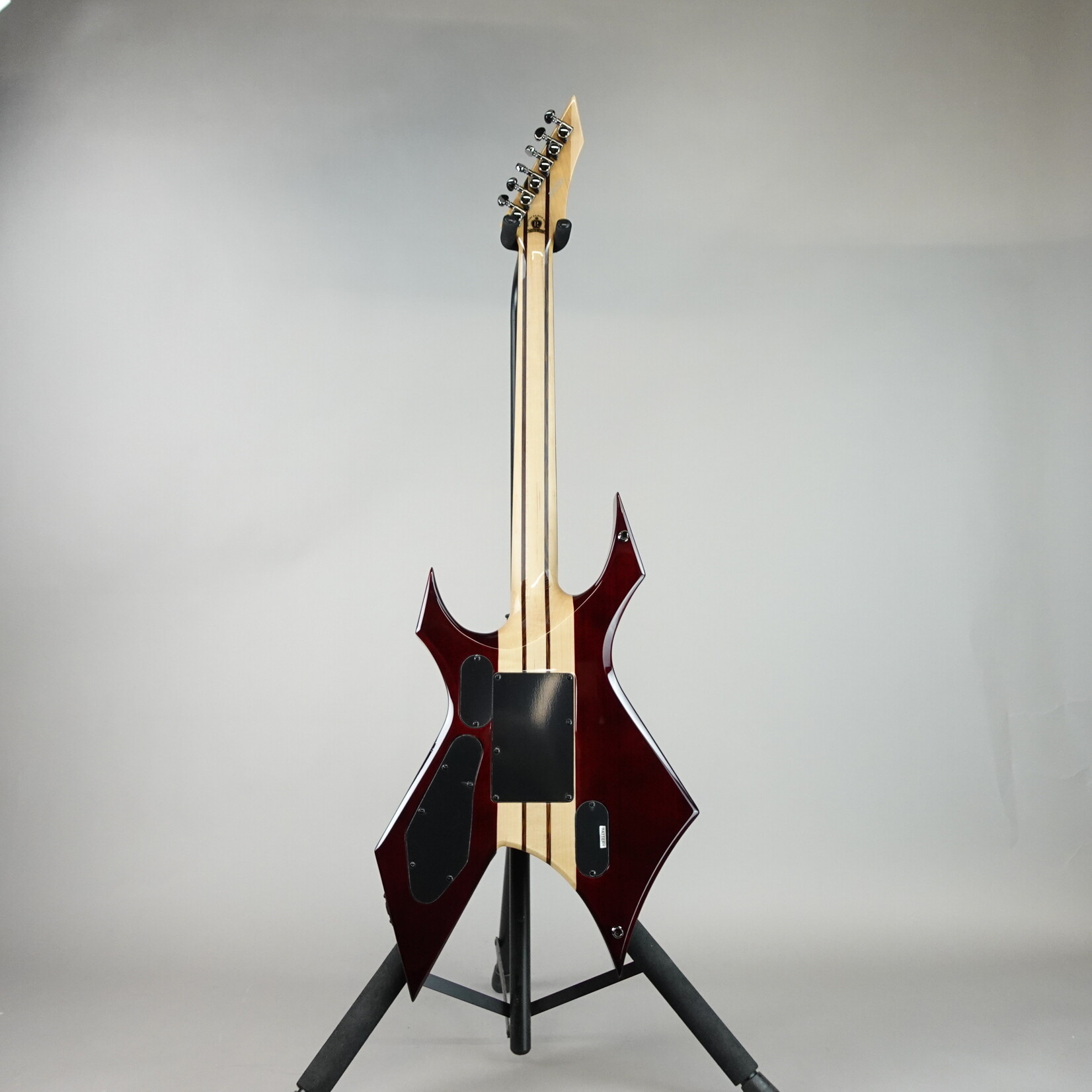 B.C. Rich Warlock Extreme Exotic Electric Guitar W/Floyd Rose - Black Cherry