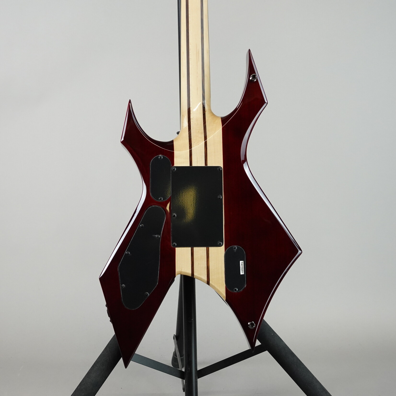 B.C. Rich Warlock Extreme Exotic Electric Guitar W/Floyd Rose - Black Cherry