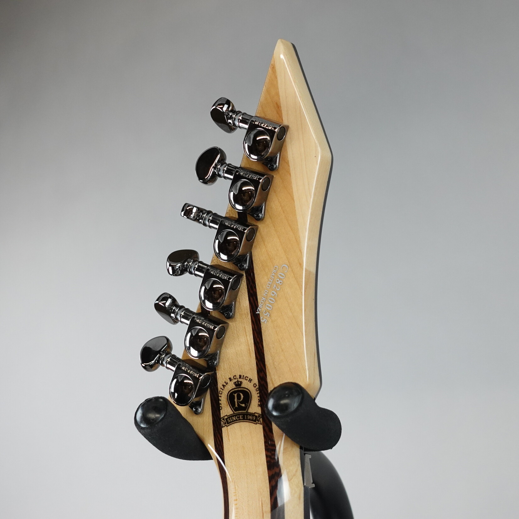 B.C. Rich Warlock Extreme Exotic Electric Guitar W/Floyd Rose - Black Cherry