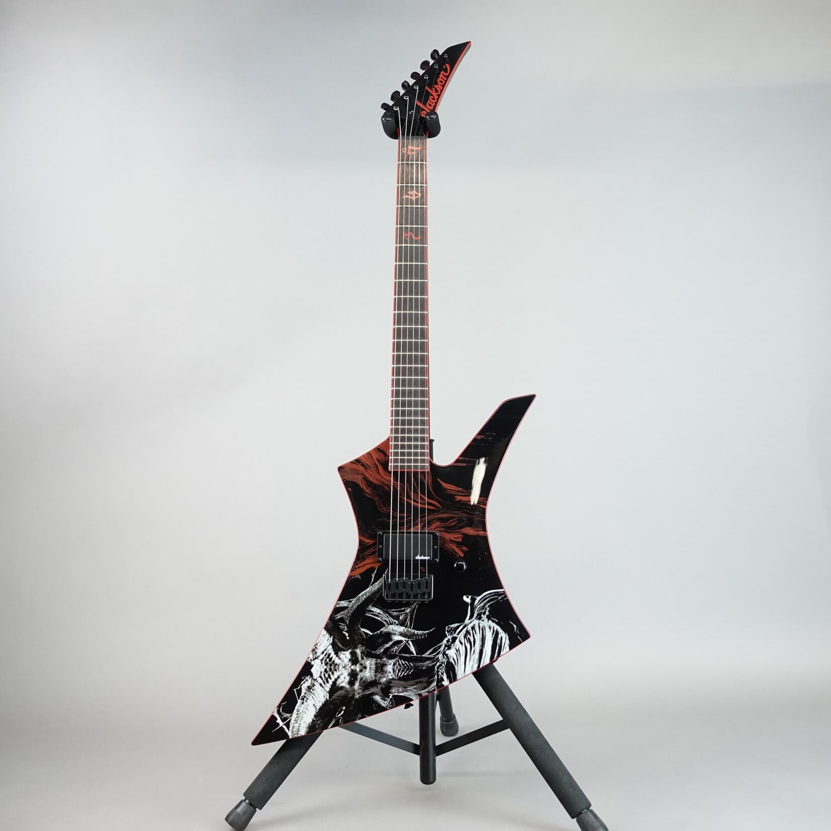 Jackson X Series Limited Edition Diablo IV Kelly™ KE HT, Amaranth Fingerboard - Mephisto