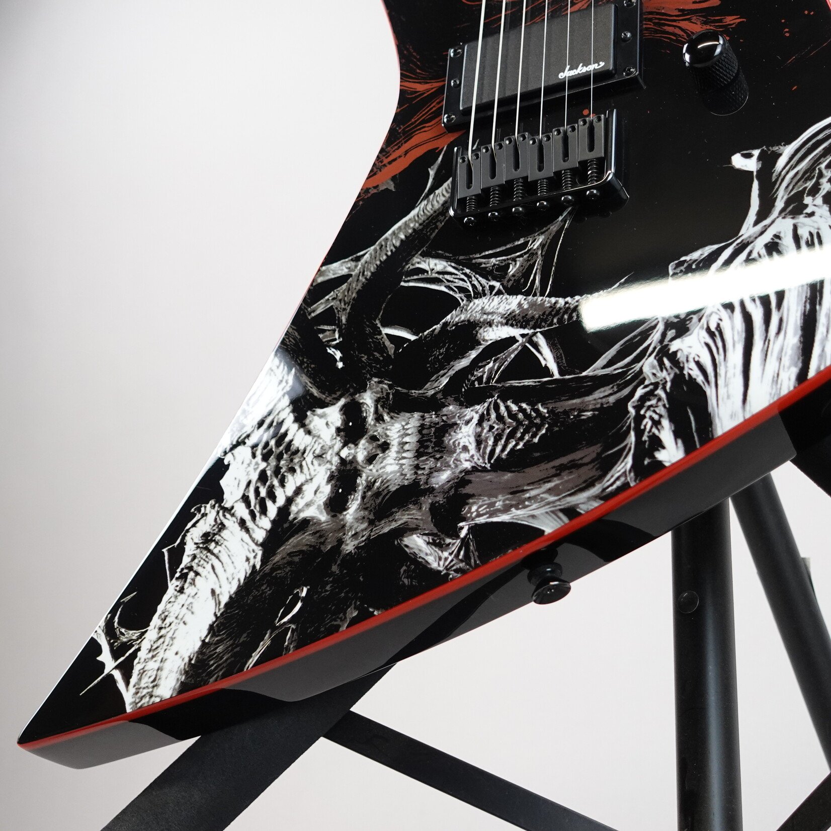 Jackson X Series Limited Edition Diablo IV Kelly™ KE HT, Amaranth Fingerboard - Mephisto