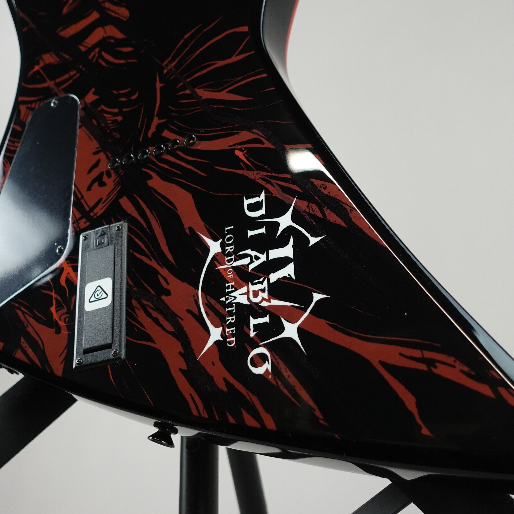 Jackson X Series Limited Edition Diablo IV Kelly™ KE HT, Amaranth Fingerboard - Mephisto