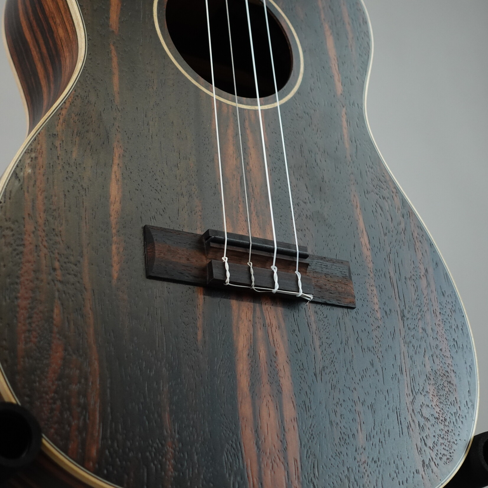 Kala Striped Ebony Baritone Ukulele
