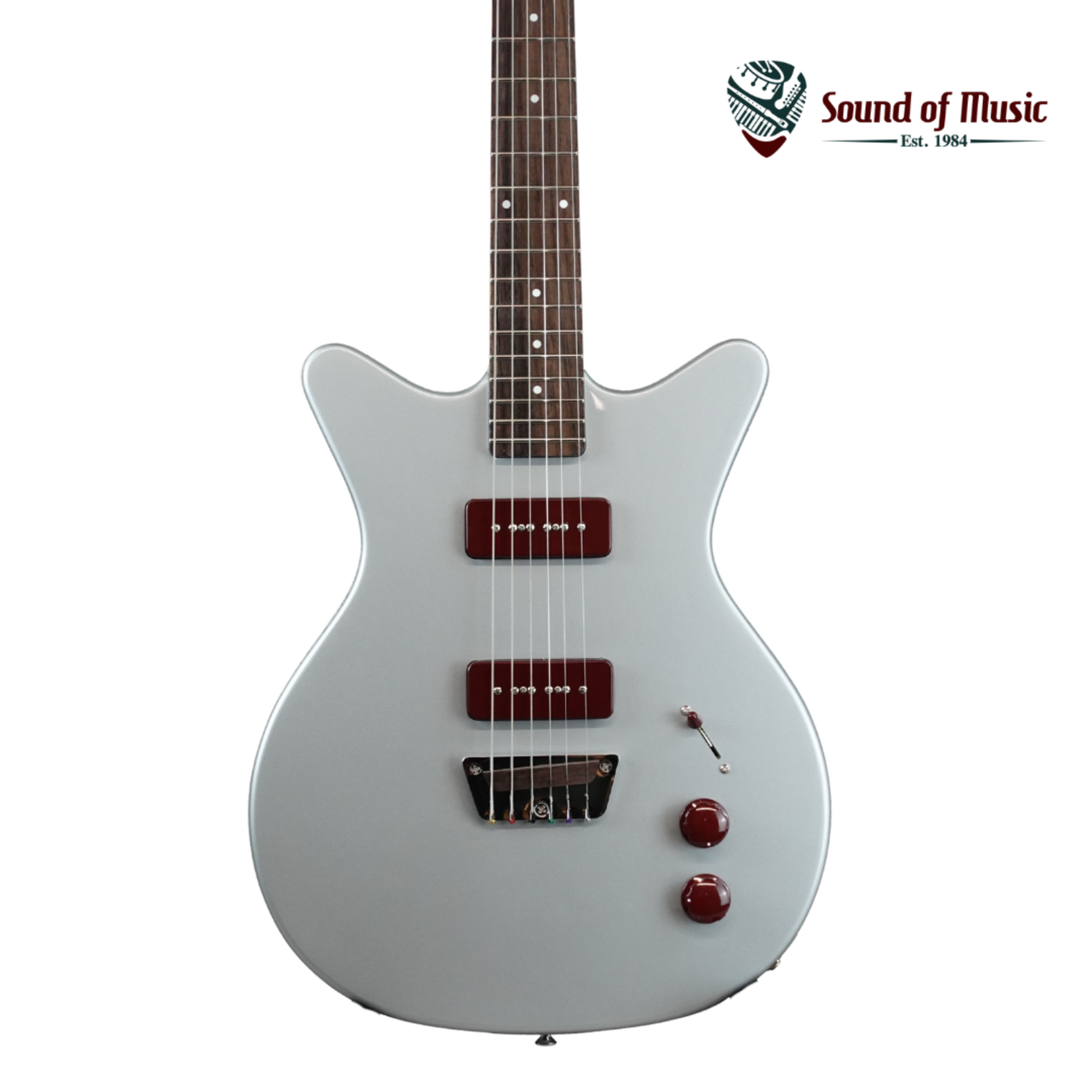 Danelectro Dan O. Mano Electric Guitar - Silver
