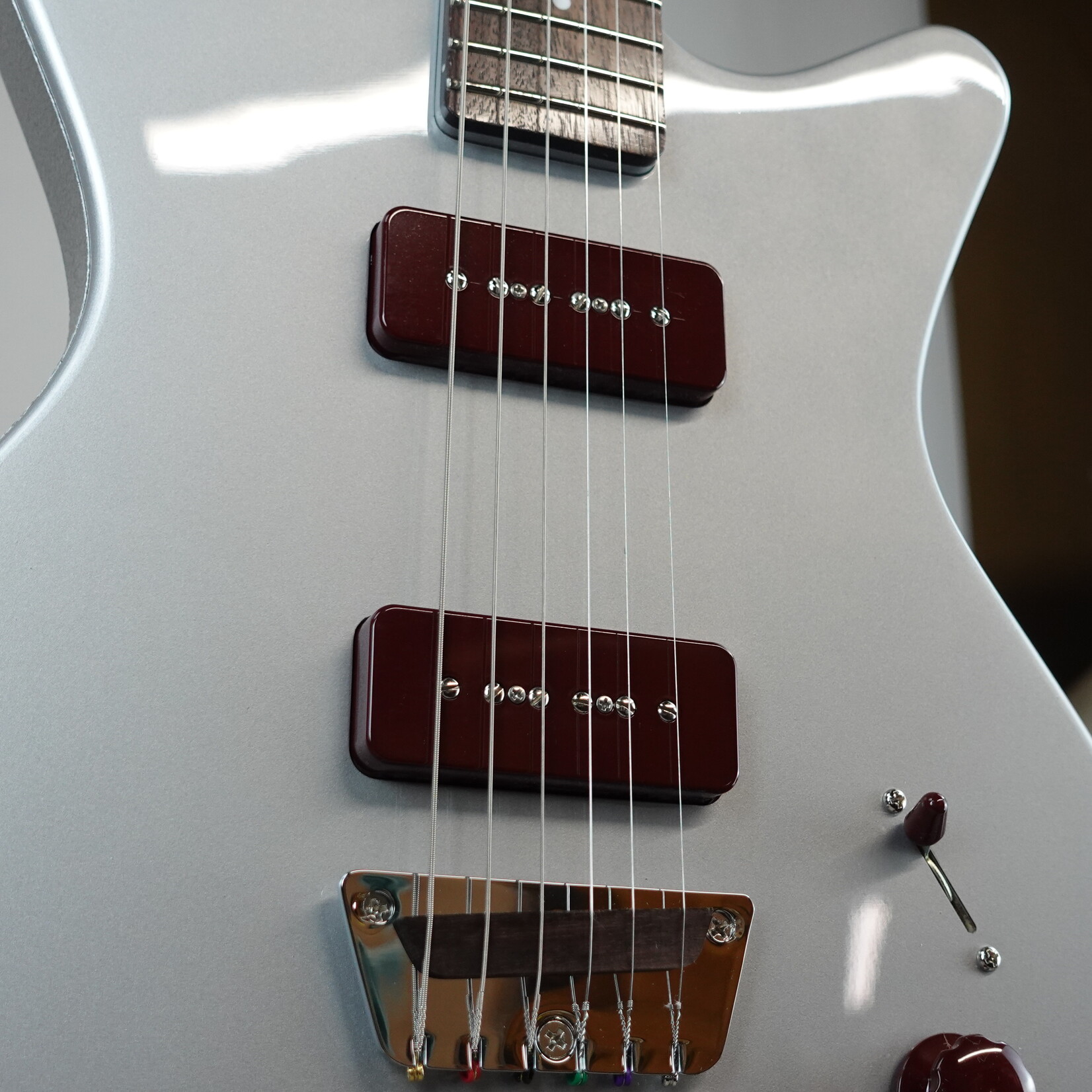 Danelectro Dan O. Mano Electric Guitar - Silver