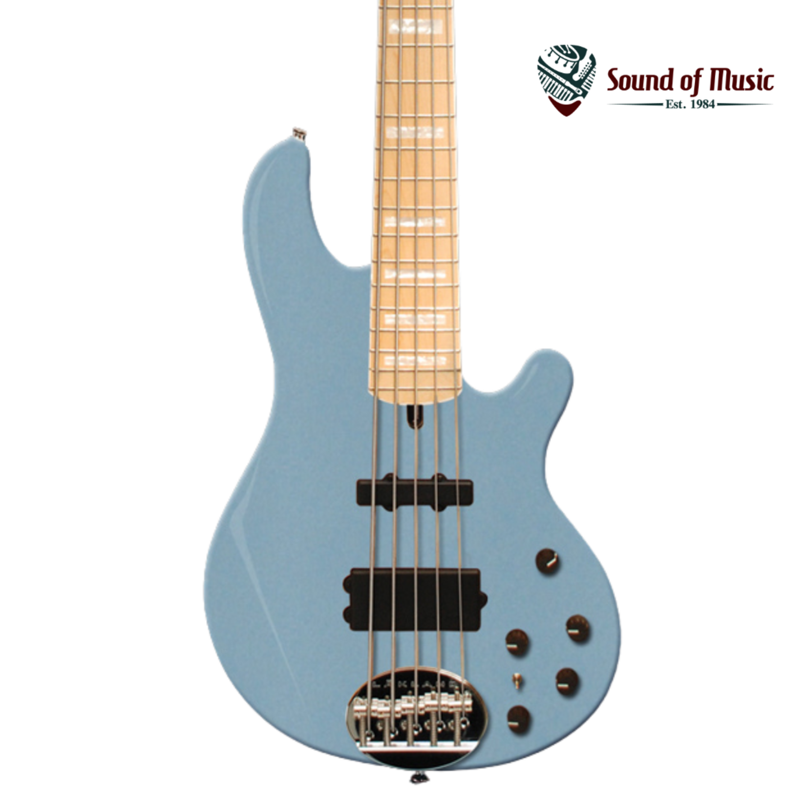 Lakland 55-02 Deluxe Bass Guitar - Ice Blue Metallic with Maple Fingerboard