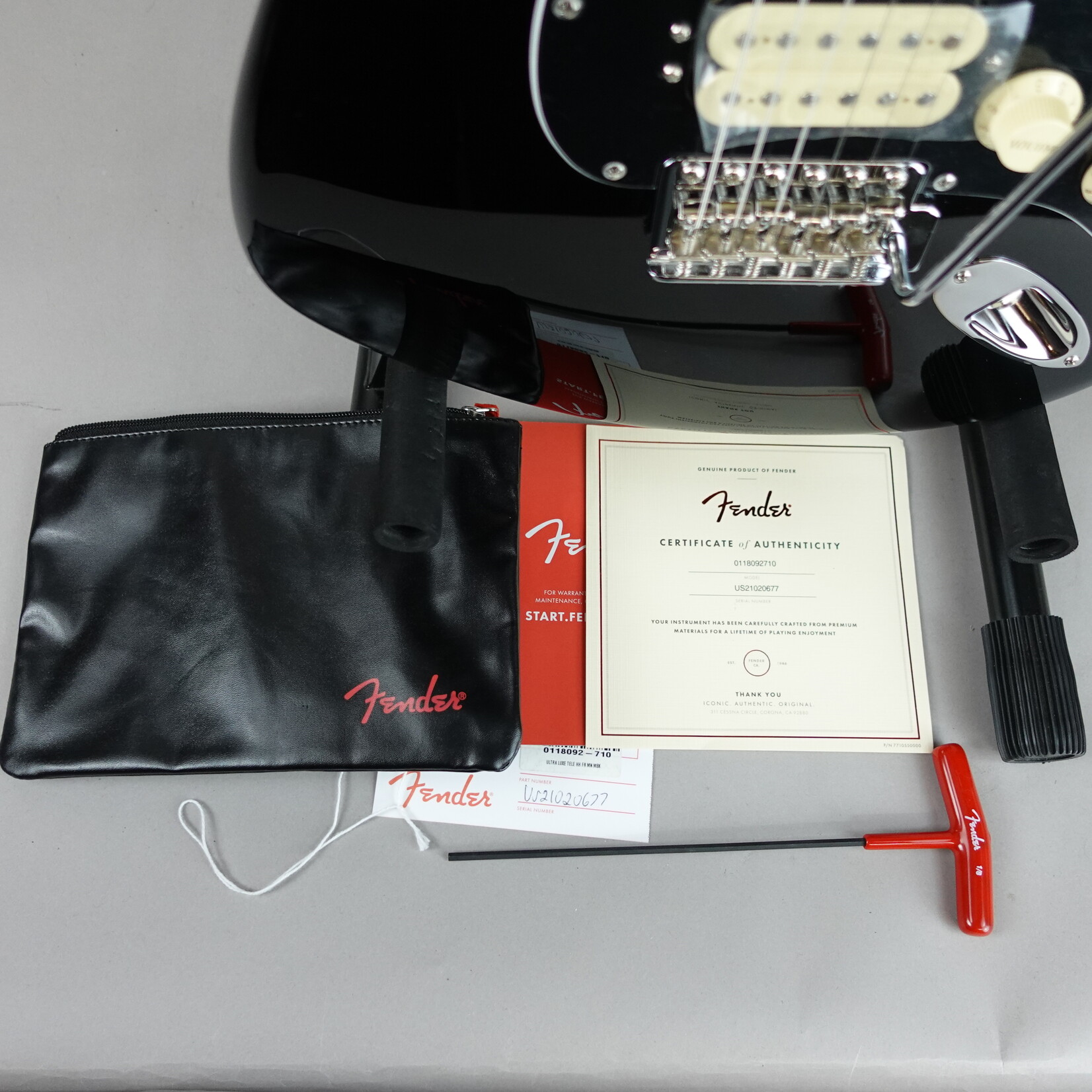 Fender American Performer Stratocaster HSS, Maple Fingerboard - Black (Used)