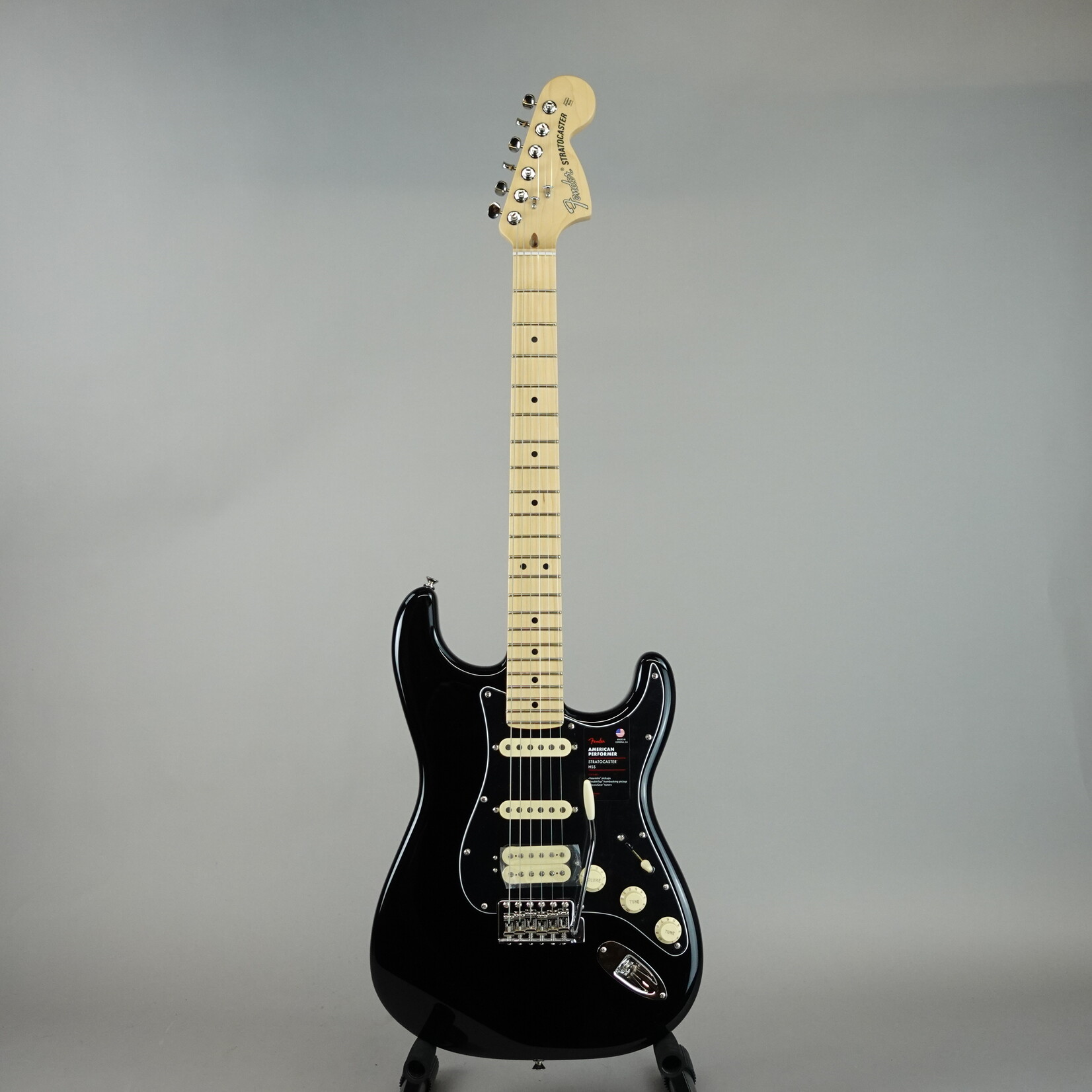 Fender American Performer Stratocaster HSS, Maple Fingerboard - Black (Used)