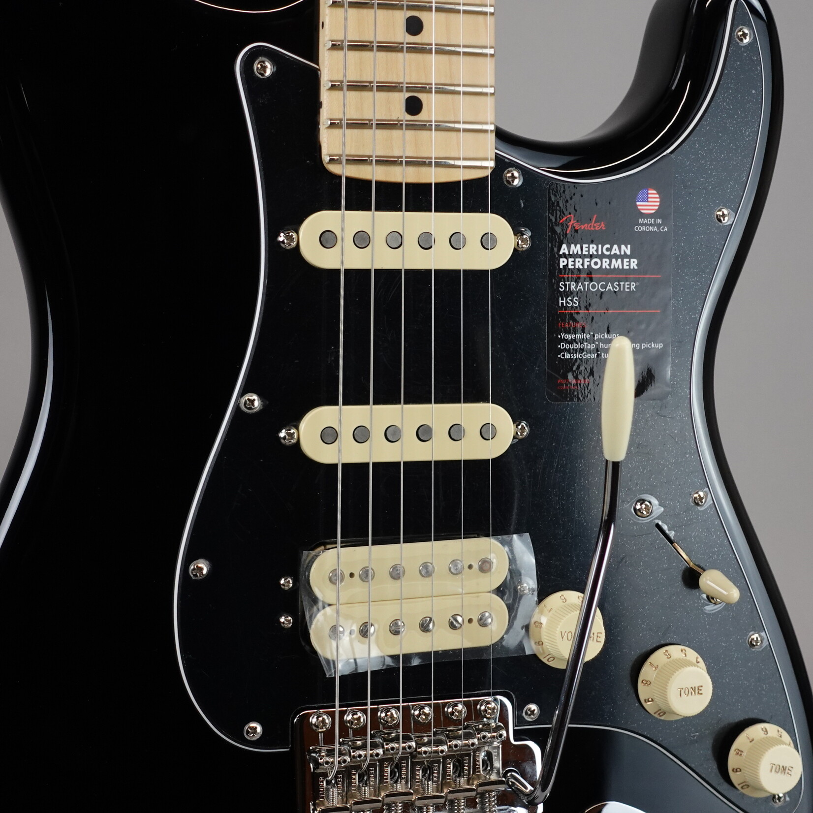 Fender American Performer Stratocaster HSS, Maple Fingerboard - Black (Used)