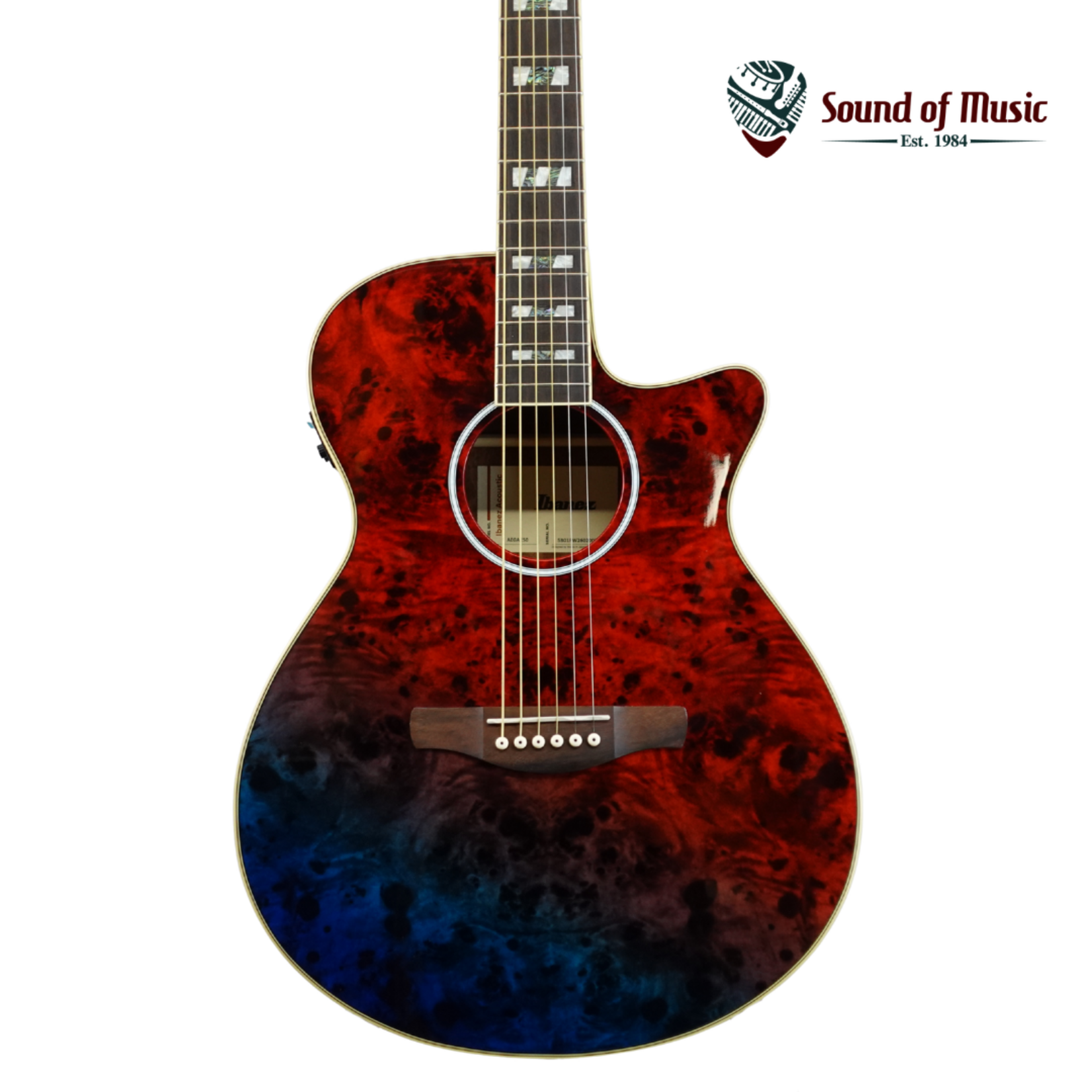 Ibanez AEGA250 USA 250th Anniversary Grand Auditorium Acoustic-Electric Guitar - America 250