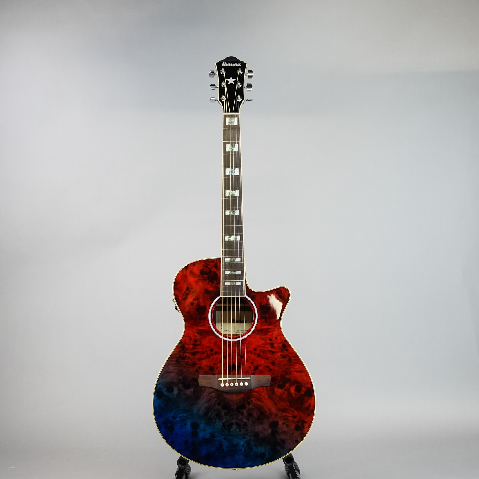 Ibanez AEGA250 USA 250th Anniversary Grand Auditorium Acoustic-Electric Guitar - America 250