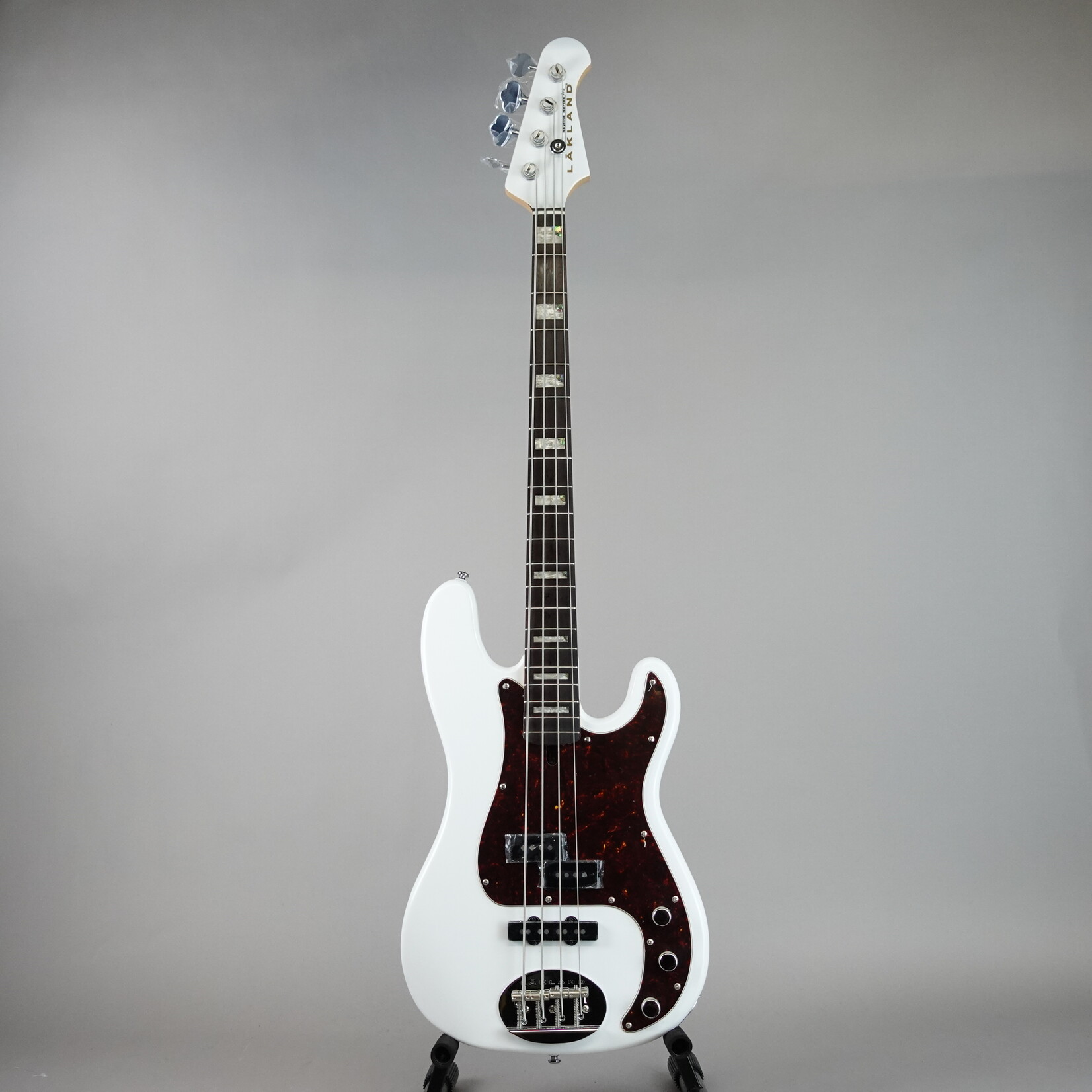 Lakland Skyline 44-64 Custom PJ Rosewood FB Electric Bass - White