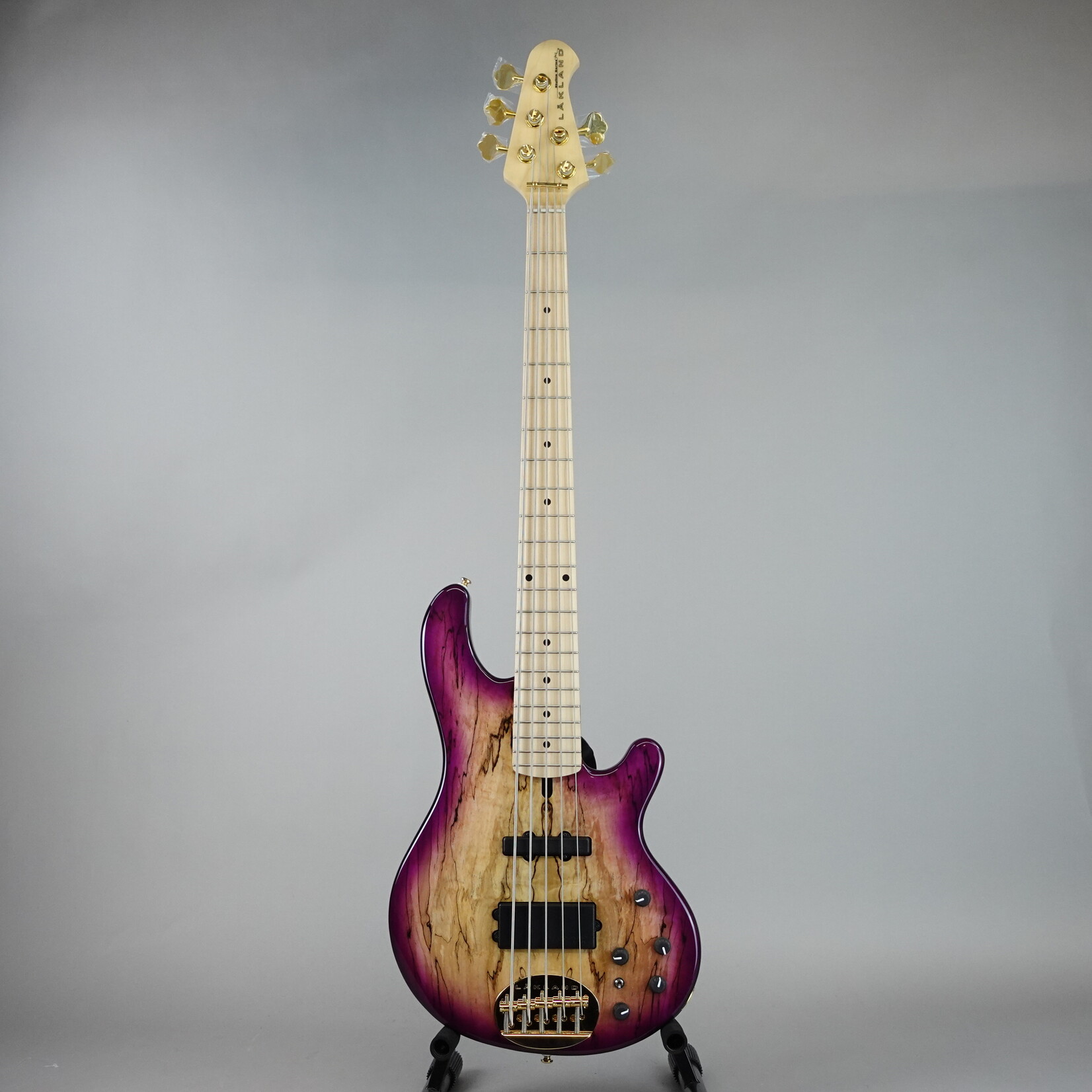 Lakland 55-02 Deluxe Bass Guitar - Violet Burst with Maple Fingerboard