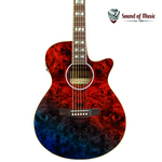 IBANEZ Ibanez AEGA250 USA 250th Anniversary Grand Auditorium Acoustic-Electric Guitar - America 250