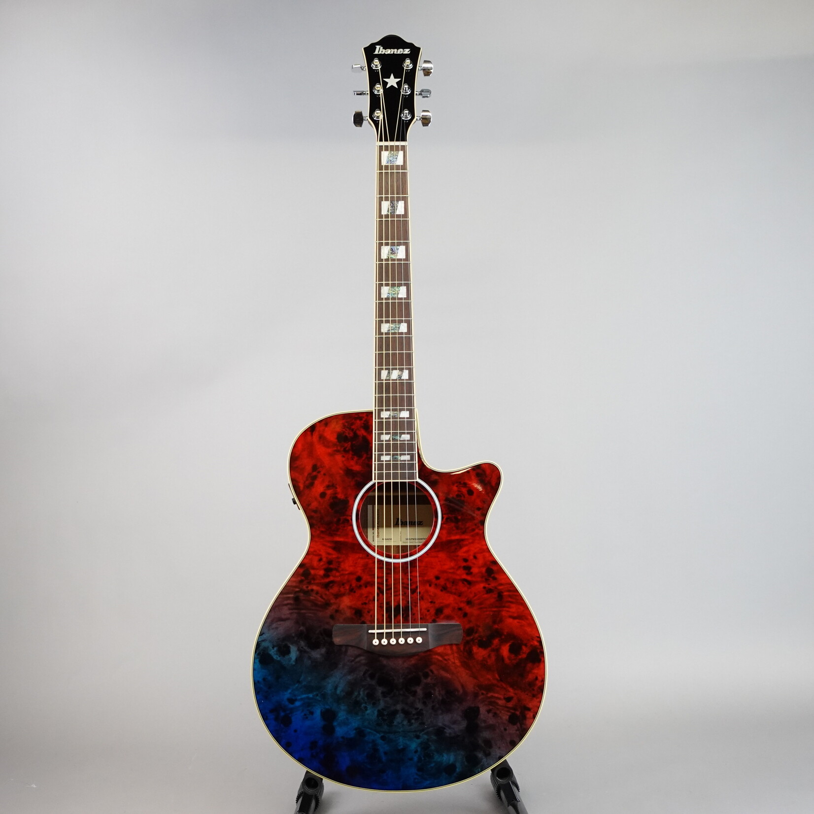 Ibanez AEGA250 USA 250th Anniversary Grand Auditorium Acoustic-Electric Guitar - America 250