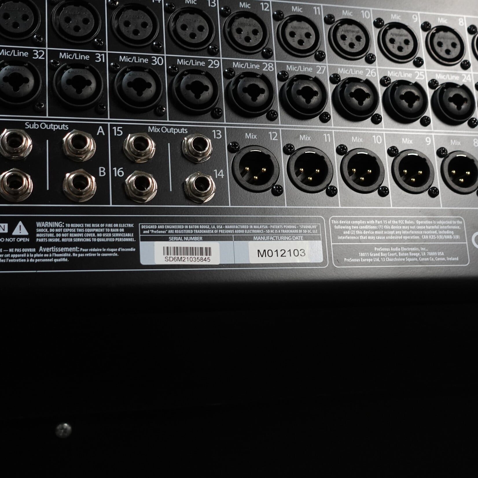 PreSonus StudioLive 32SX 32-Channel Digital Mixer - (Used)