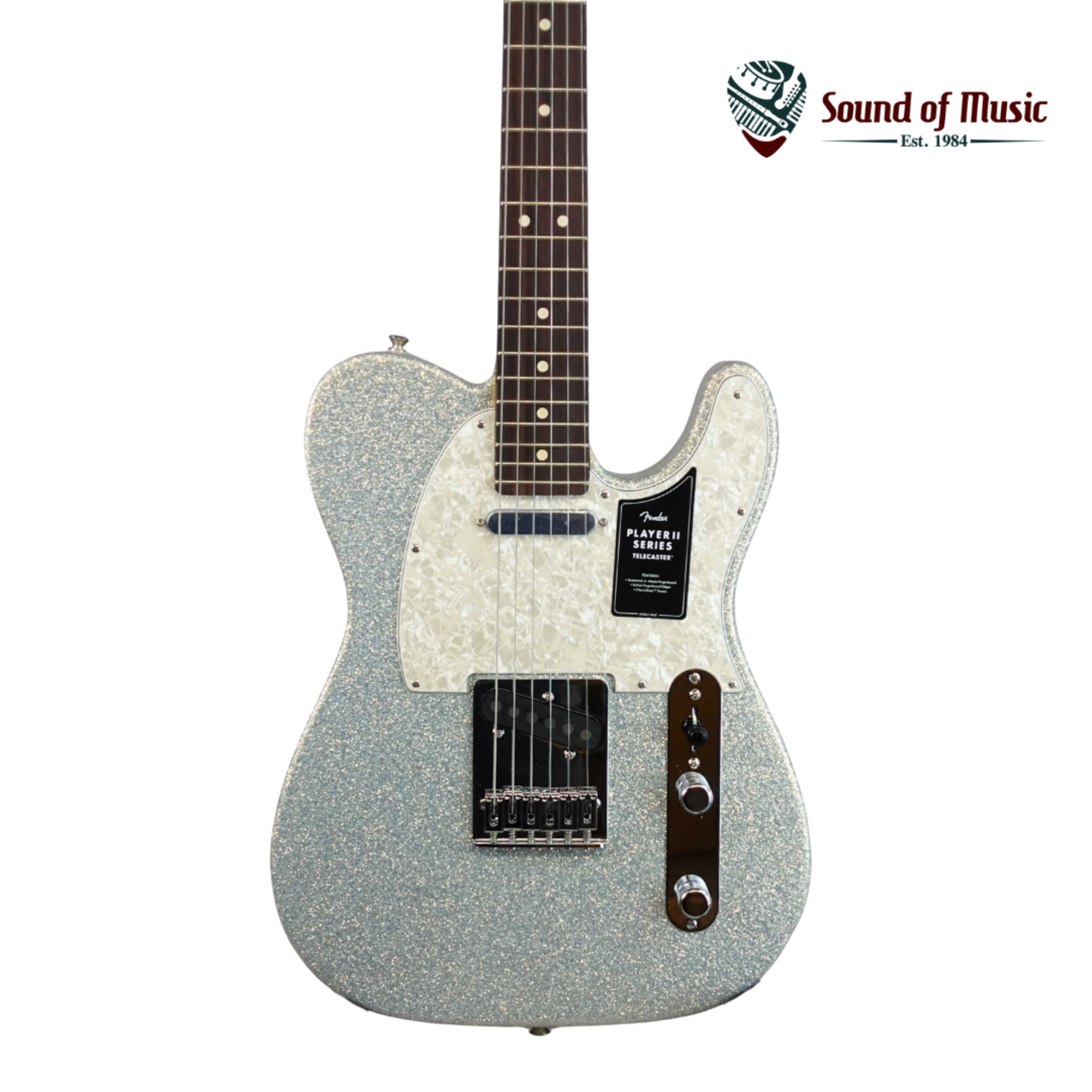 Fender 75th Anniversary Player II Telecaster®, Rosewood Fingerboard W/Gig Bag - Diamond Dust Sparkle