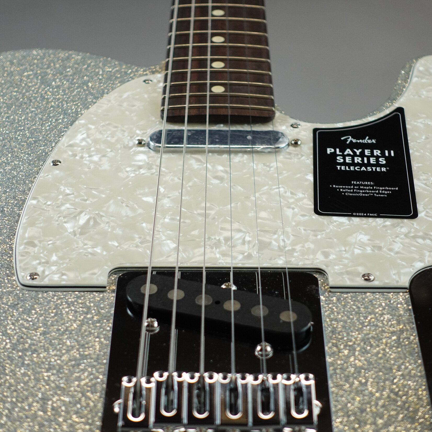 Fender 75th Anniversary Player II Telecaster®, Rosewood Fingerboard W/Gig Bag - Diamond Dust Sparkle