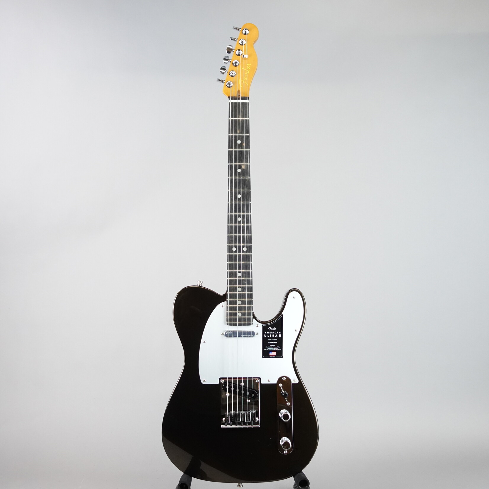 Fender American Ultra II Telecaster Electric Guitar W/Case - Texas Tea