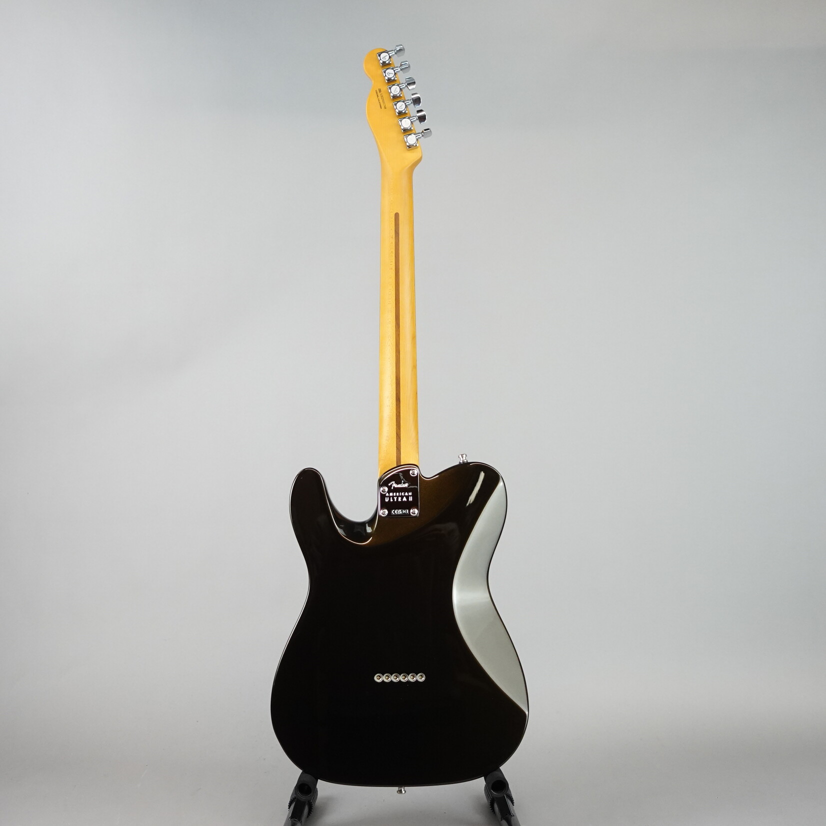 Fender American Ultra II Telecaster Electric Guitar W/Case - Texas Tea