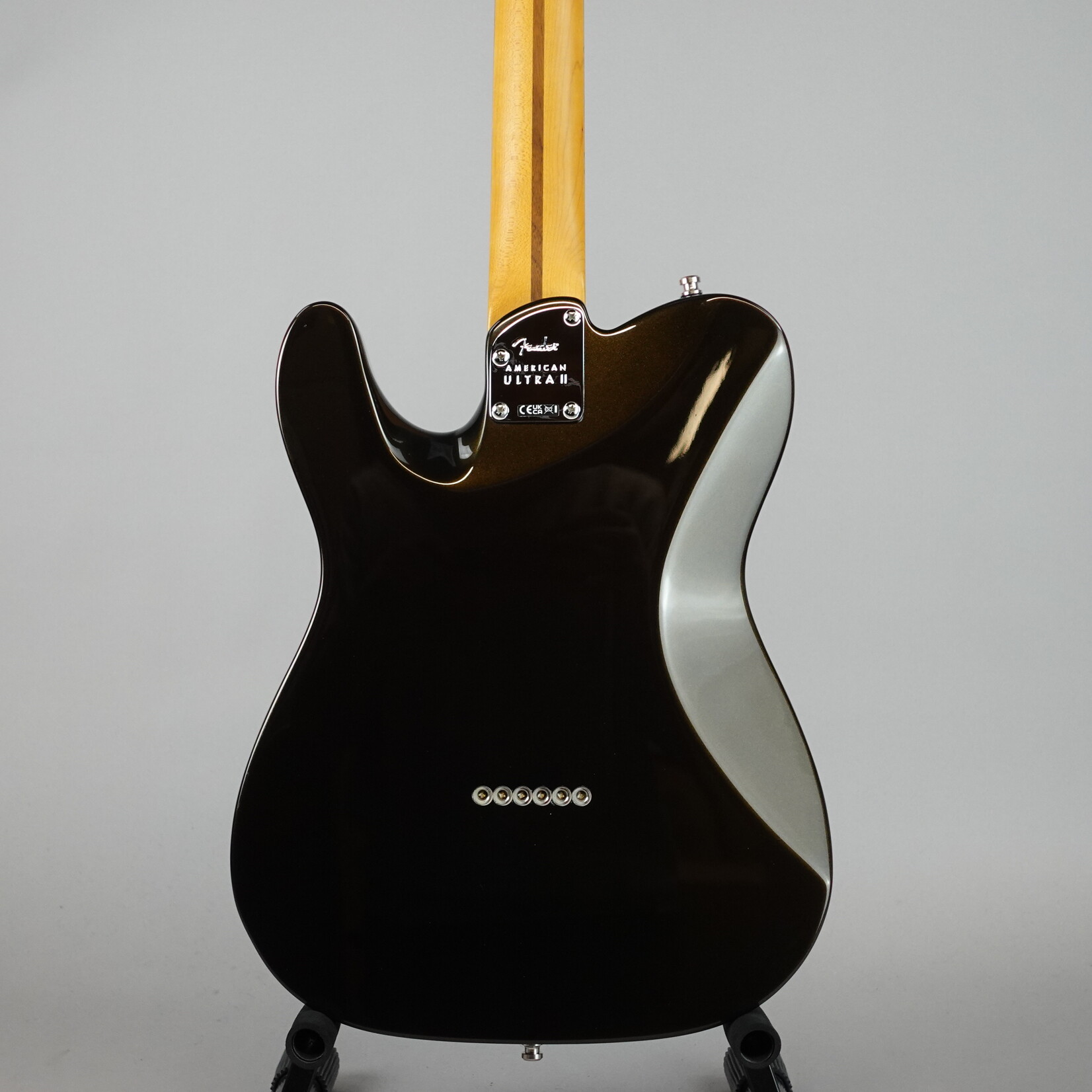 Fender American Ultra II Telecaster Electric Guitar W/Case - Texas Tea