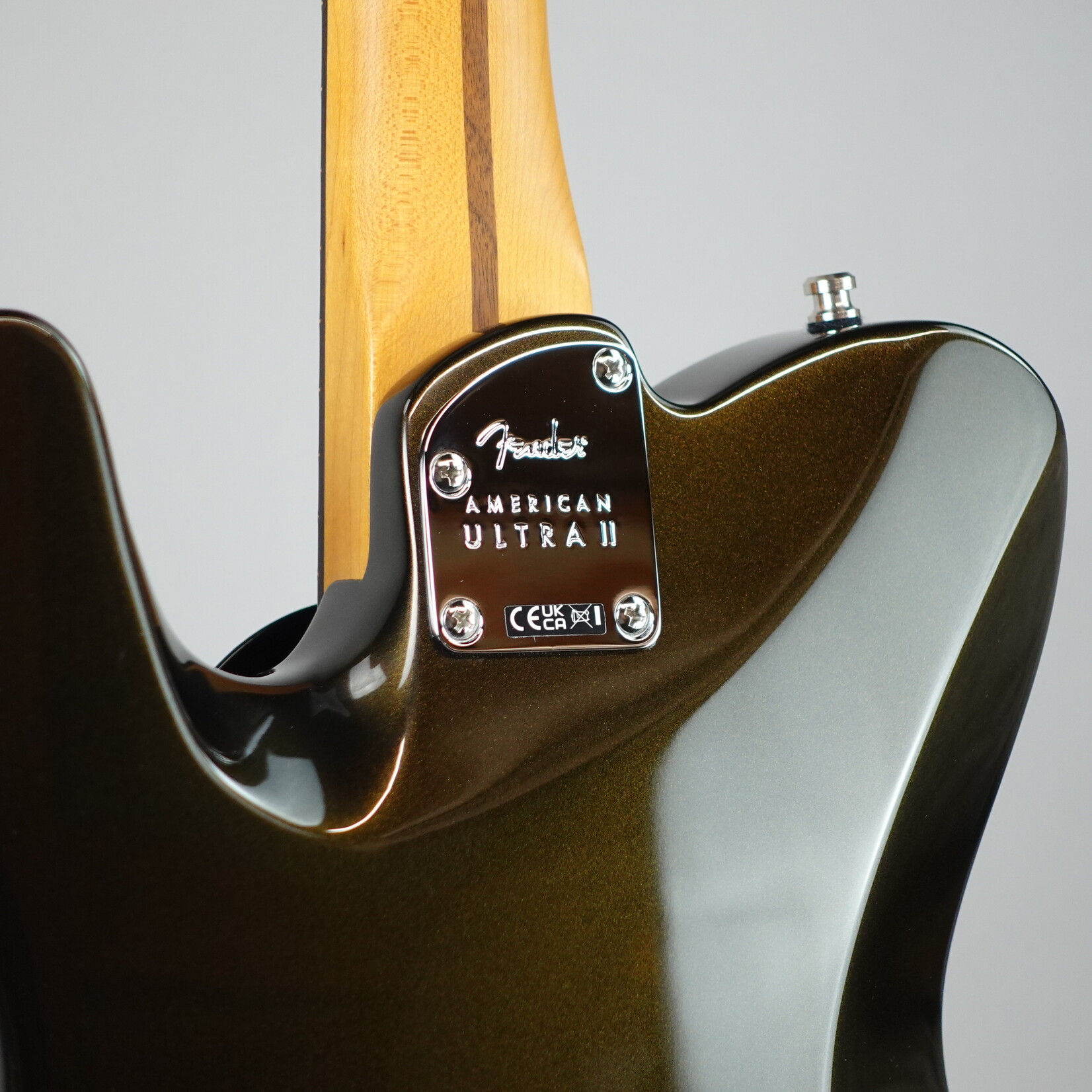 Fender American Ultra II Telecaster Electric Guitar W/Case - Texas Tea