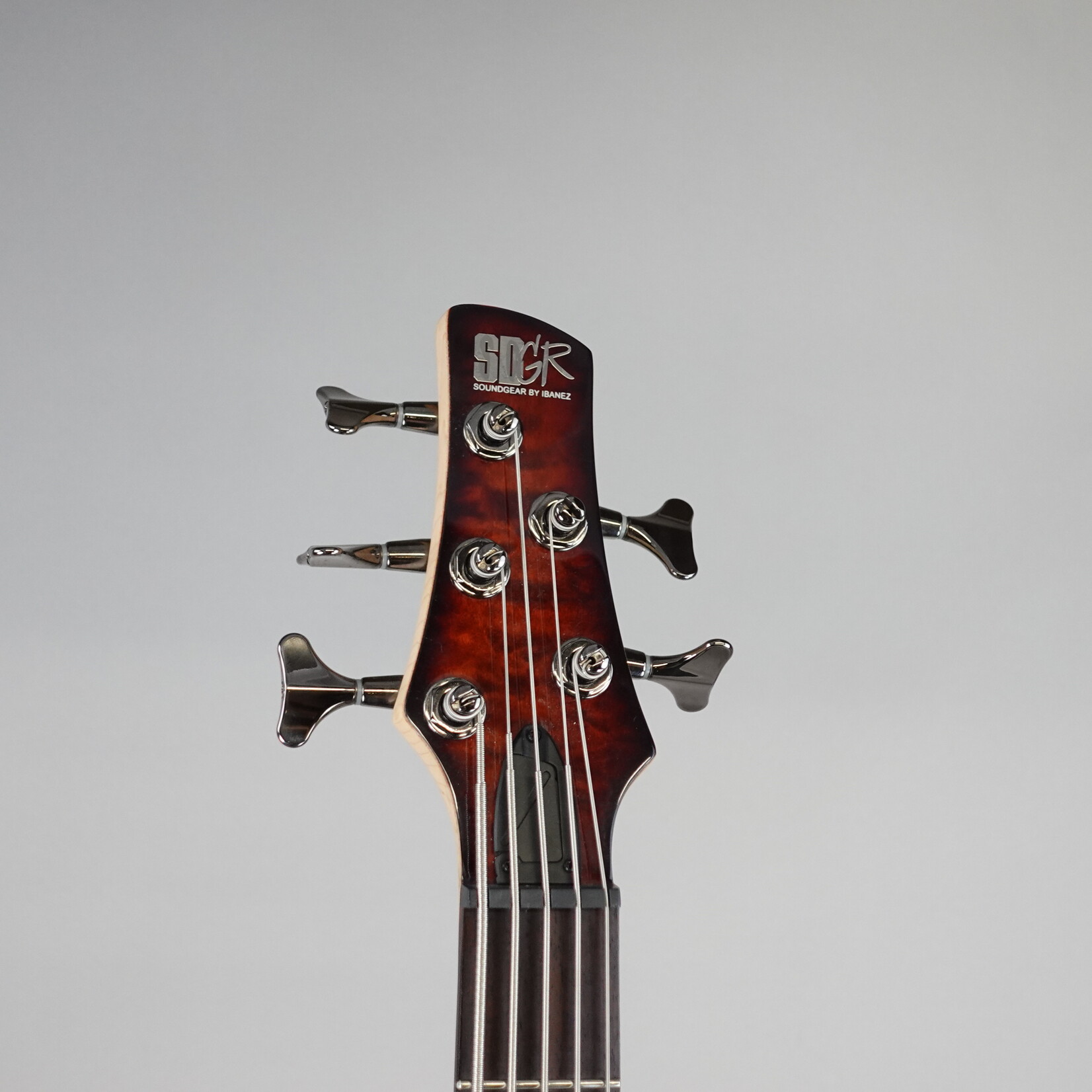 Ibanez SR405QM 5-String Electric Bass - Char Brown Burst (Used)