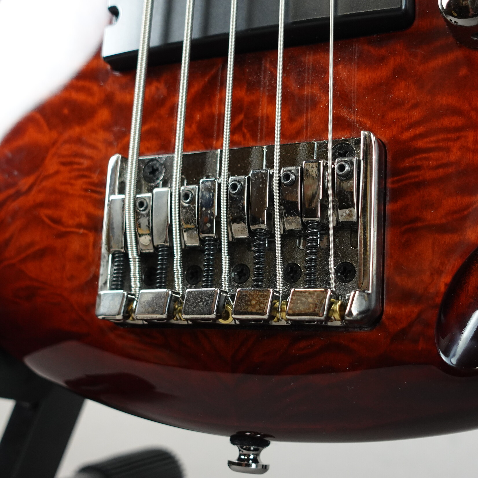 Ibanez SR405QM 5-String Electric Bass - Char Brown Burst (Used)