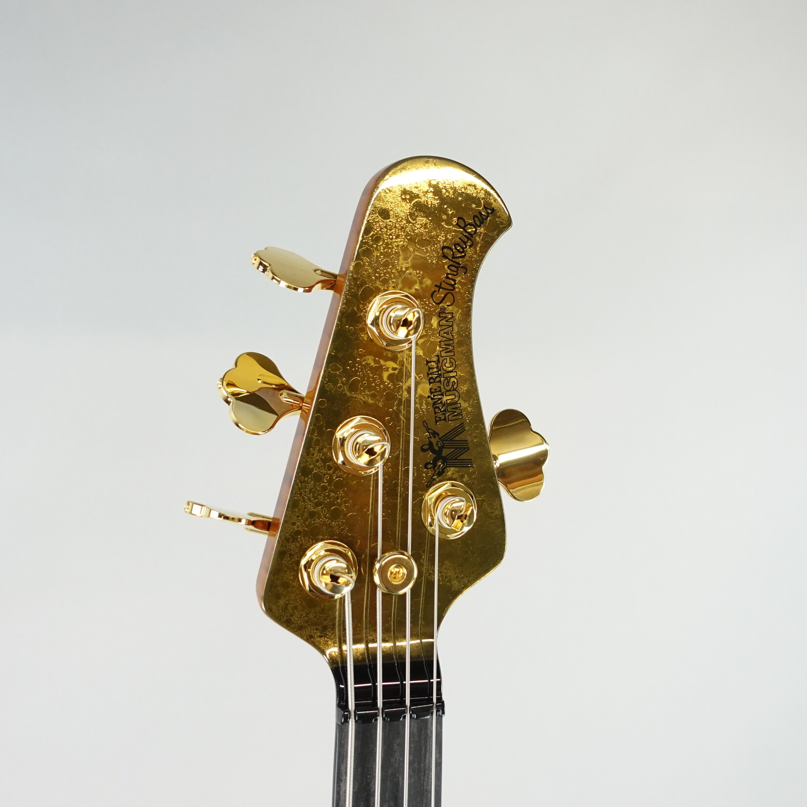 Ernie Ball Music Man 50th Anniversary StingRay Electric Bass Guitar W/Hardshell Case - Molten Gold
