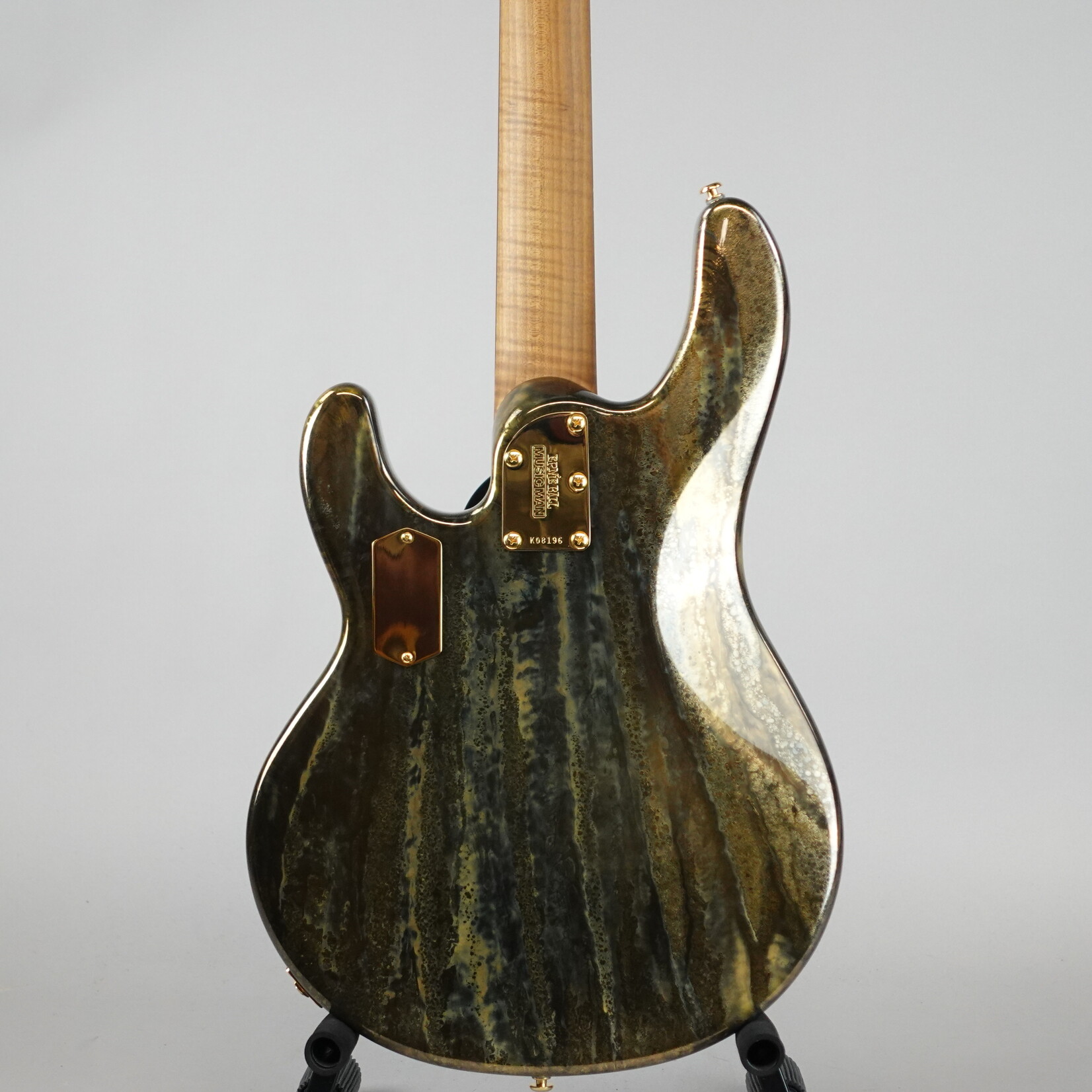 Ernie Ball Music Man 50th Anniversary StingRay Electric Bass Guitar W/Hardshell Case - Molten Gold