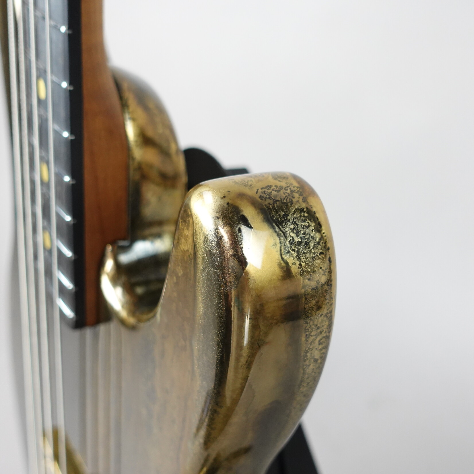Ernie Ball Music Man 50th Anniversary StingRay Electric Bass Guitar W/Hardshell Case - Molten Gold
