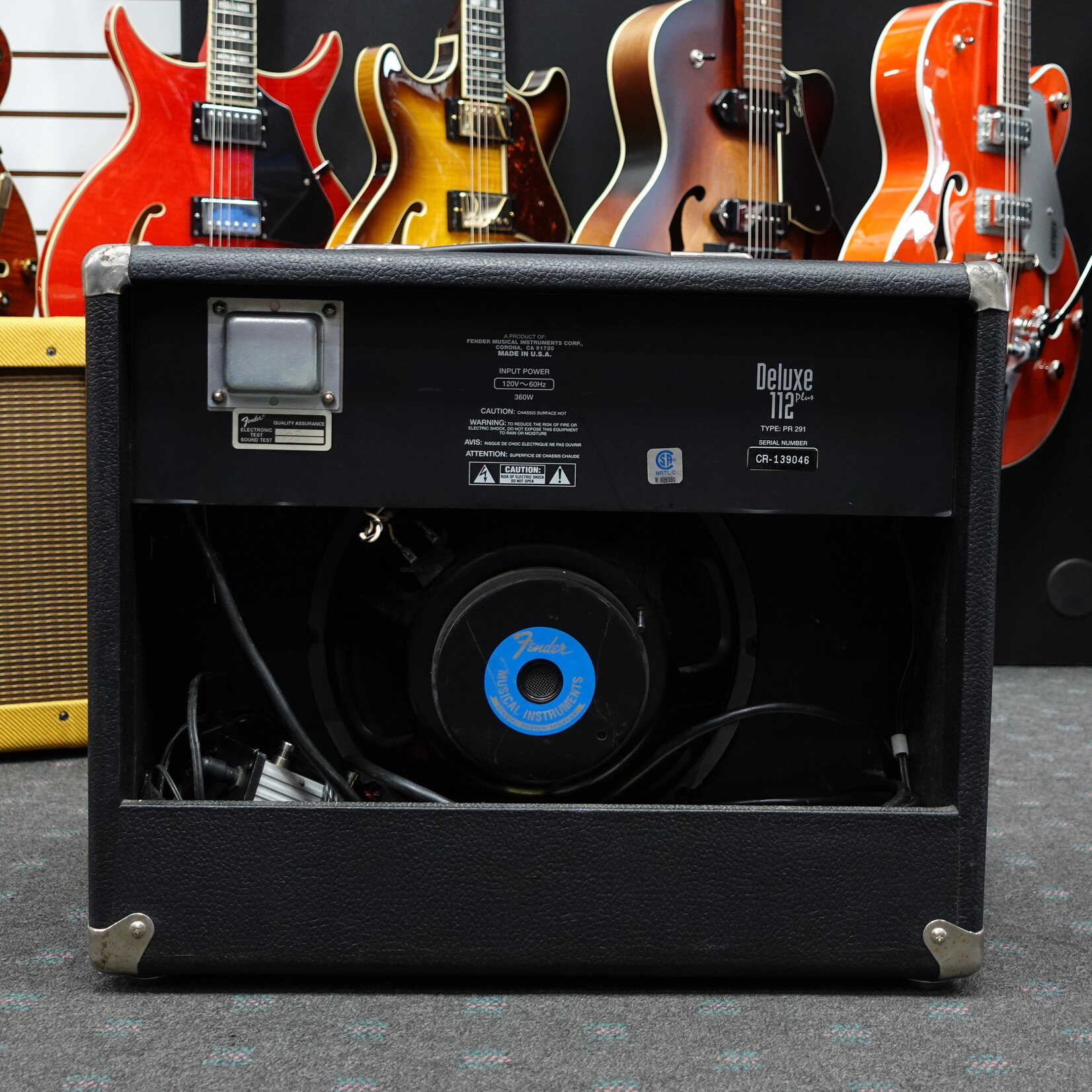 Fender Deluxe 112 Plus 2-Channel 90-Watt 1x12" Solid State Guitar Combo Amp (Used)