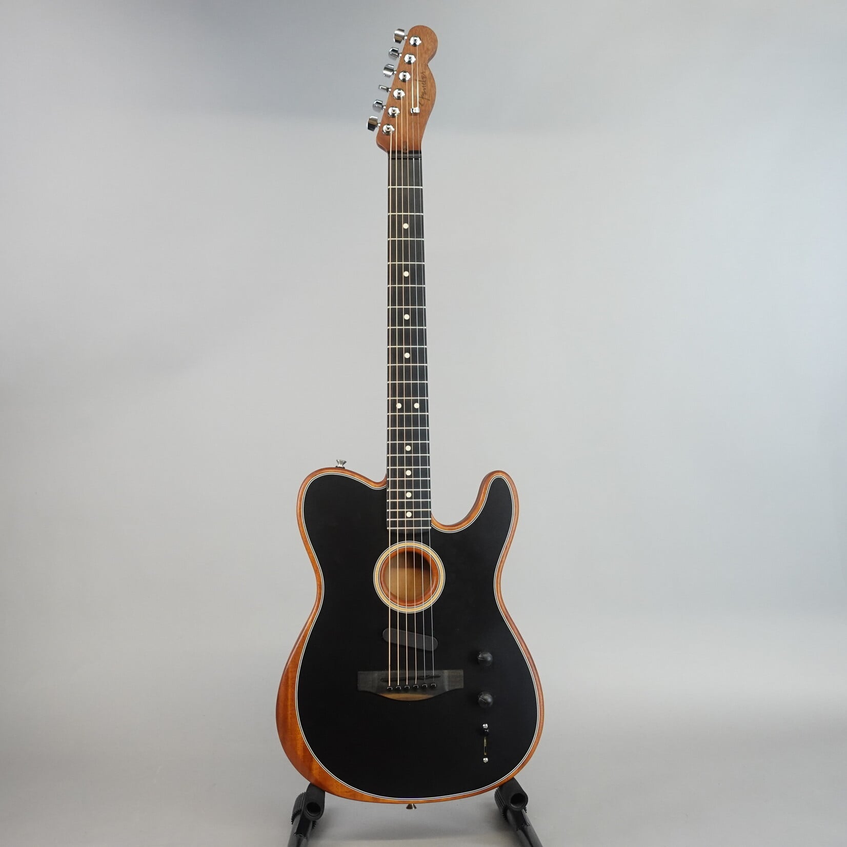 Fender American Acoustasonic Telecaster W/Gig Bag - Black (Used)