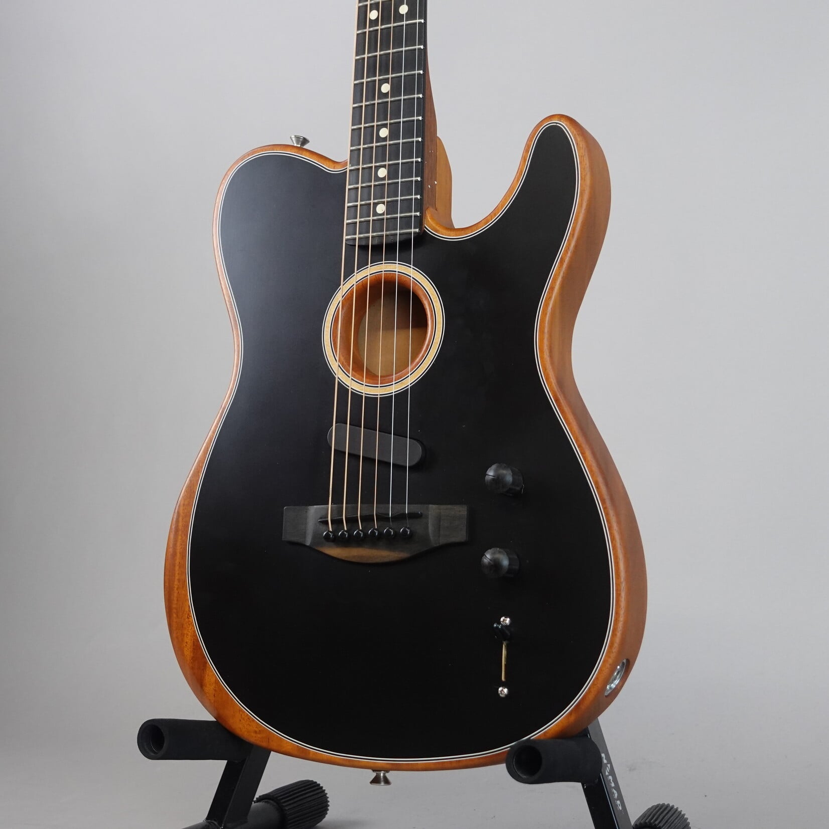 Fender American Acoustasonic Telecaster W/Gig Bag - Black (Used)