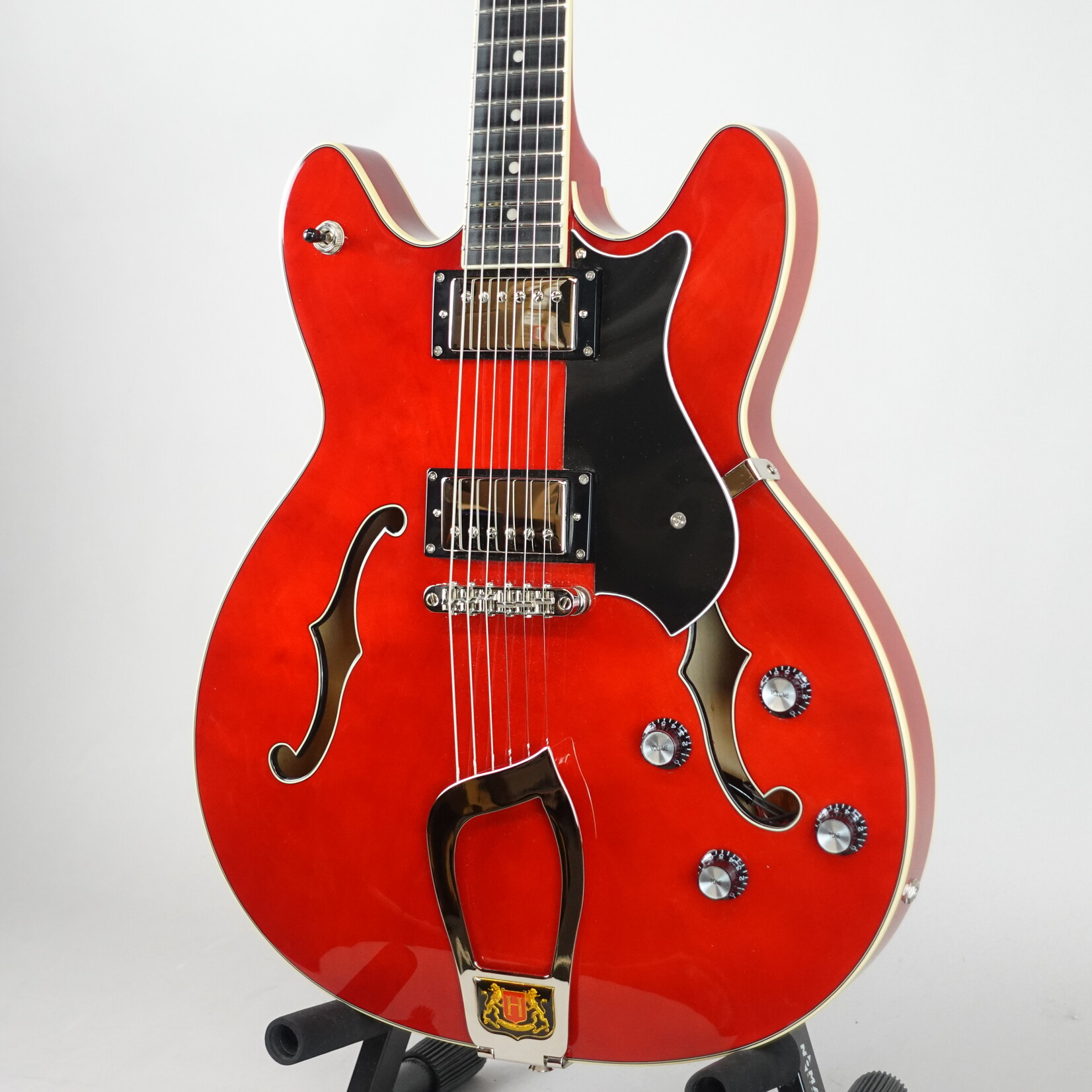 Hagstrom Viking Semi-Hollowbody Electric Guitar - Wild Cherry Transparent (Used)