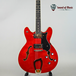 Hagstrom Viking Semi-Hollowbody Electric Guitar - Wild Cherry Transparent (Used)